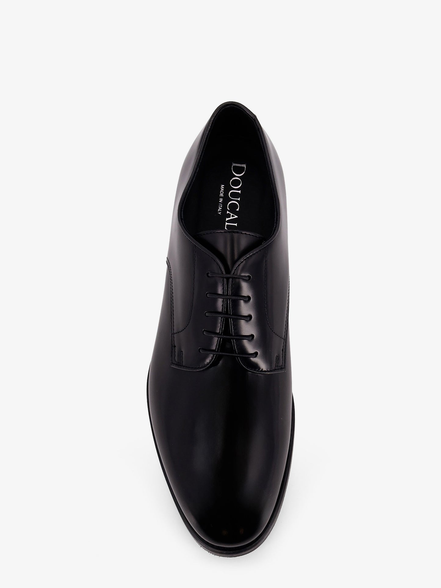 Leather lace-up