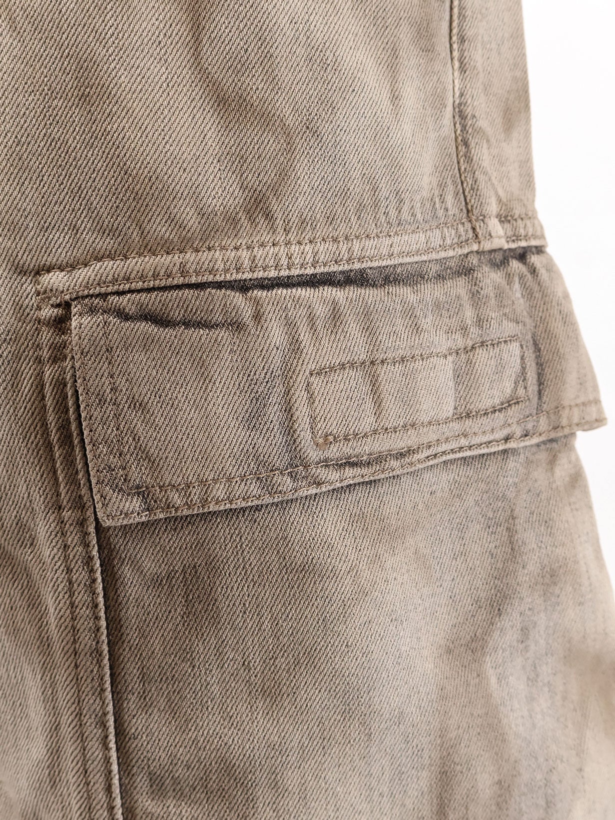 Cargo denim jeans