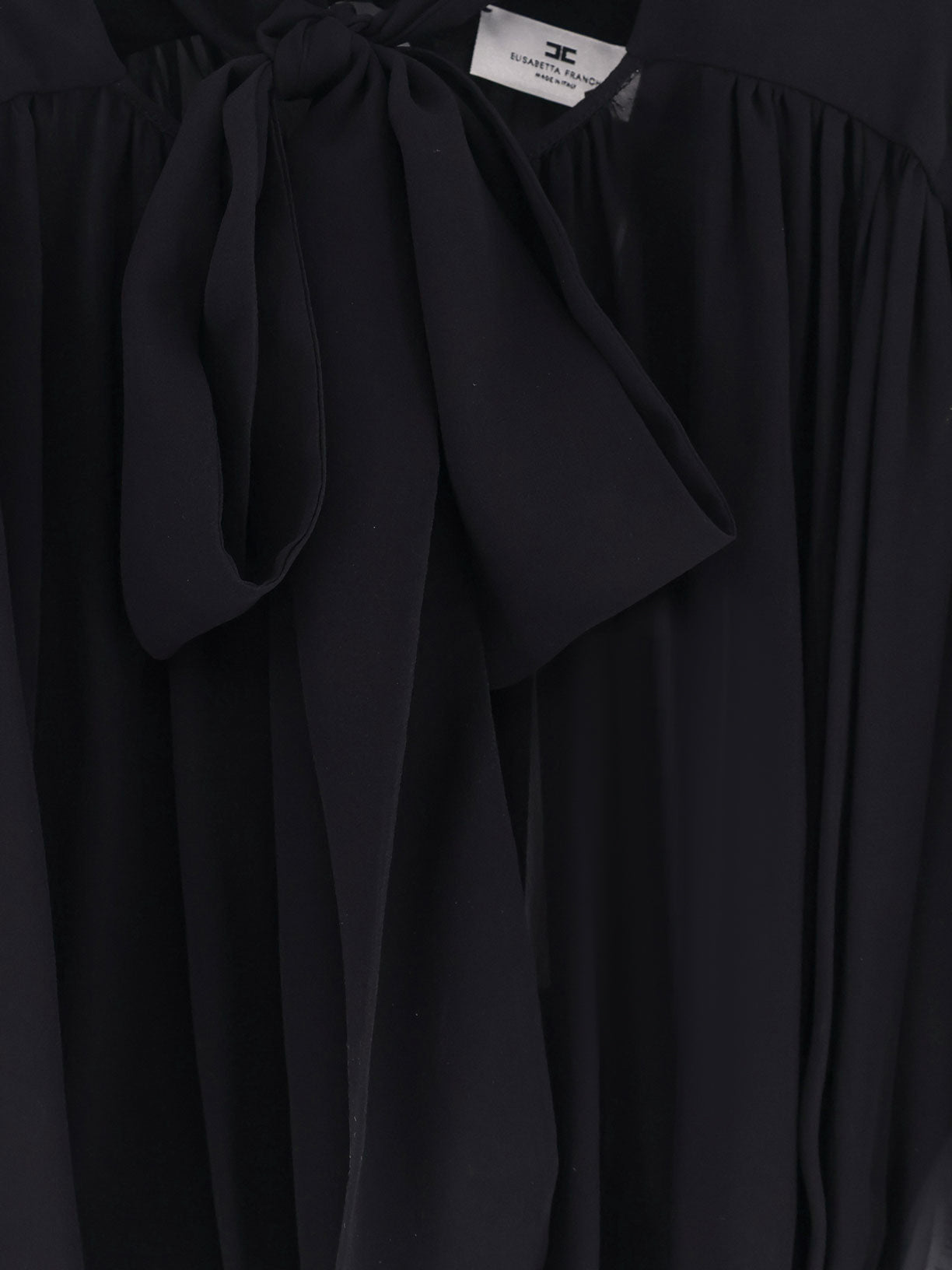 Silk shirt with body detail
