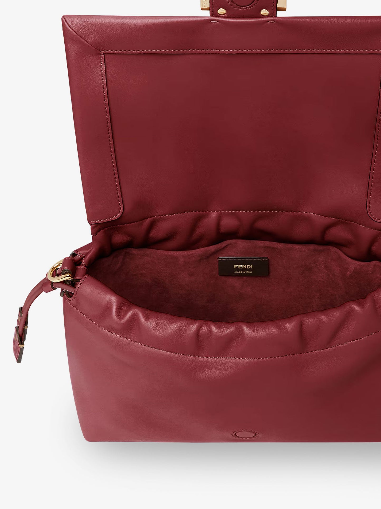 Mamma Baguette Medium leather crossbody bag