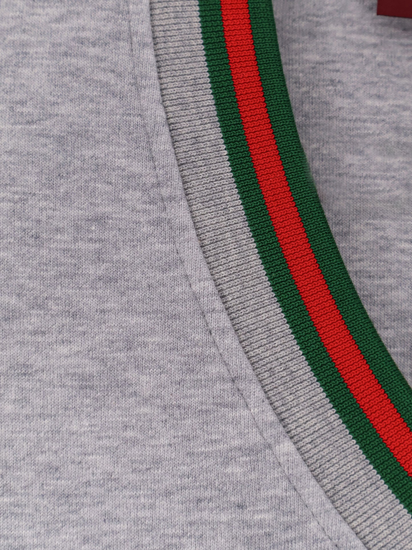 Cotton sweatshirt with Web detail