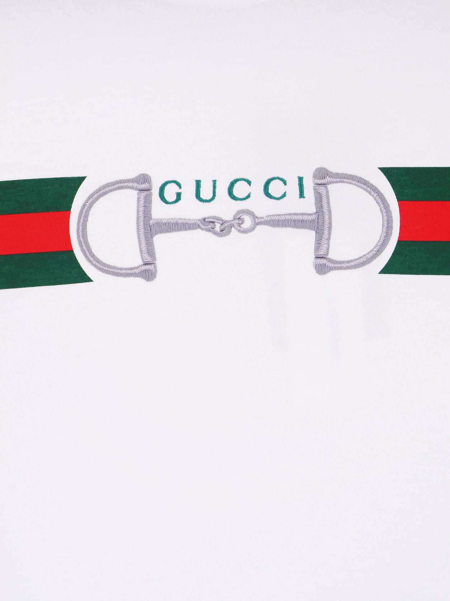 Cotton t-shirt with frontal Web Band