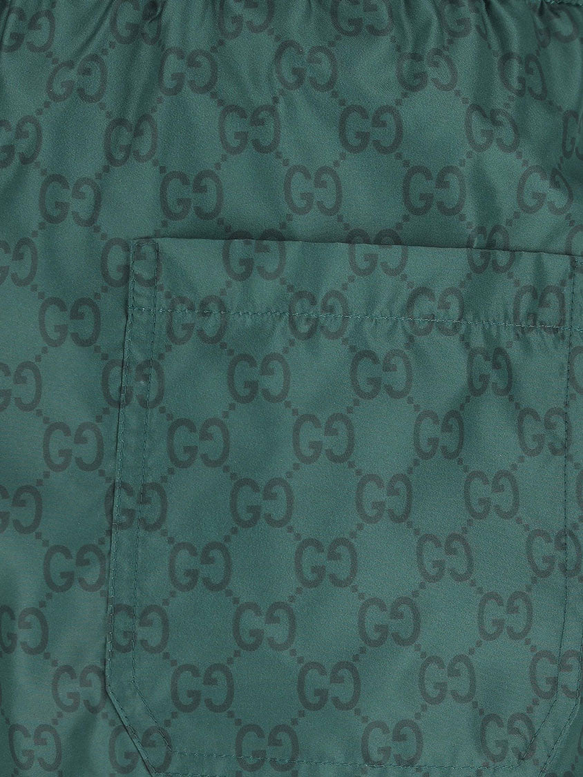 GG nylon swim trunks