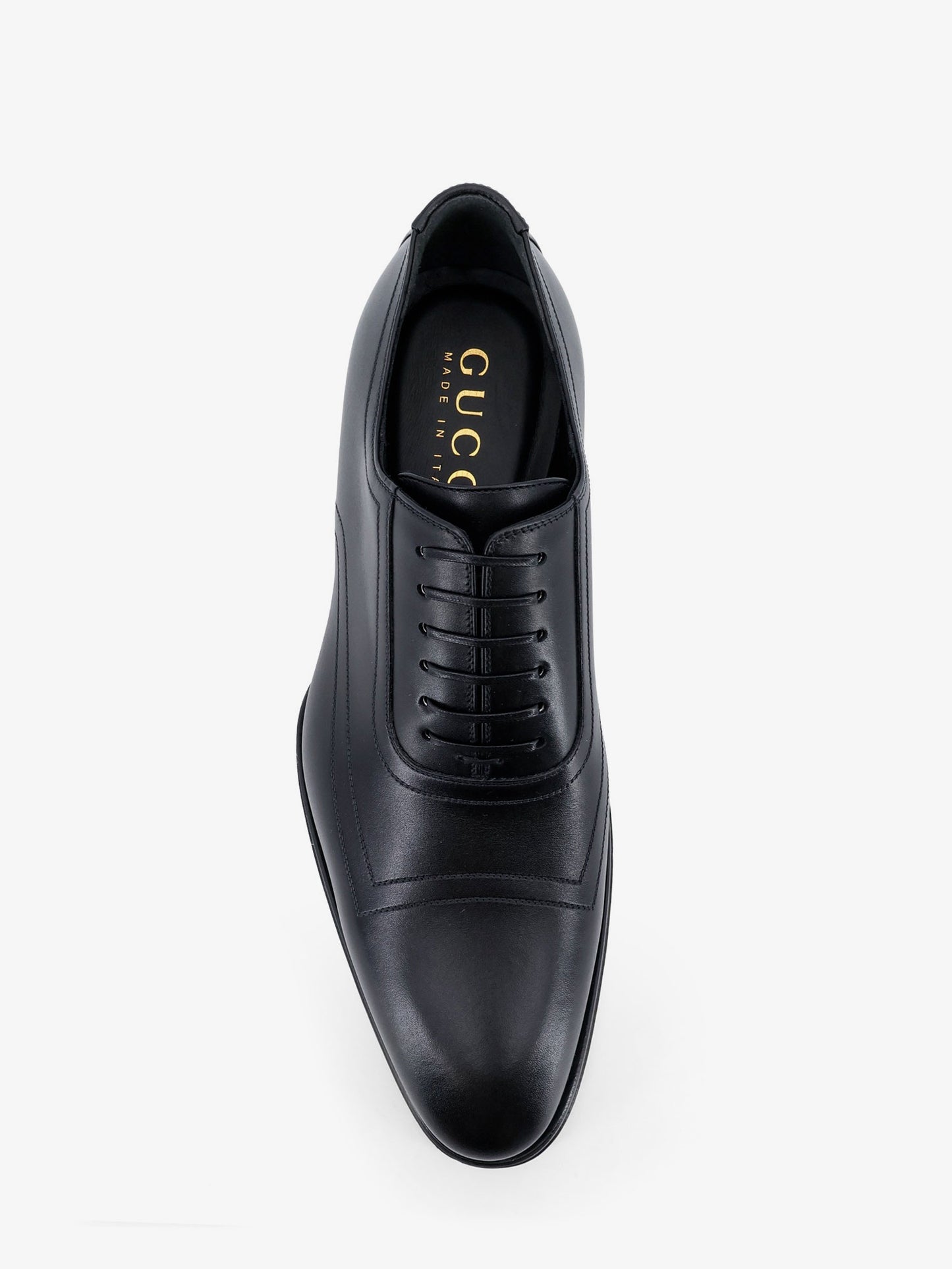 Leather lace-up