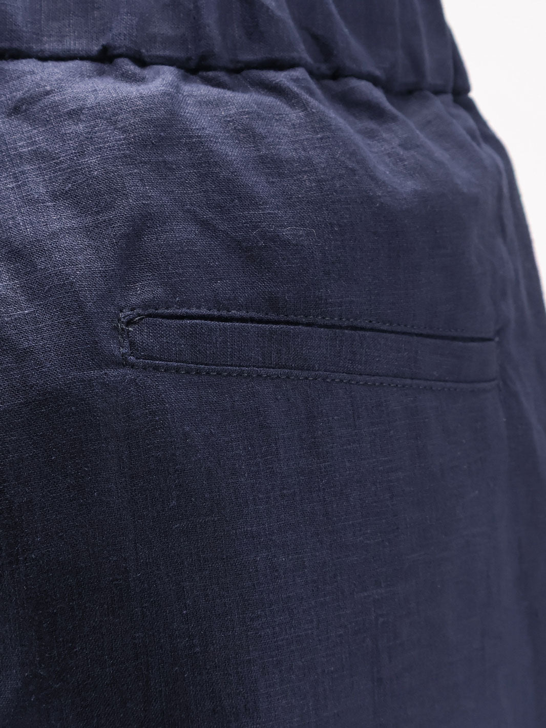 Linen and viscose trousers