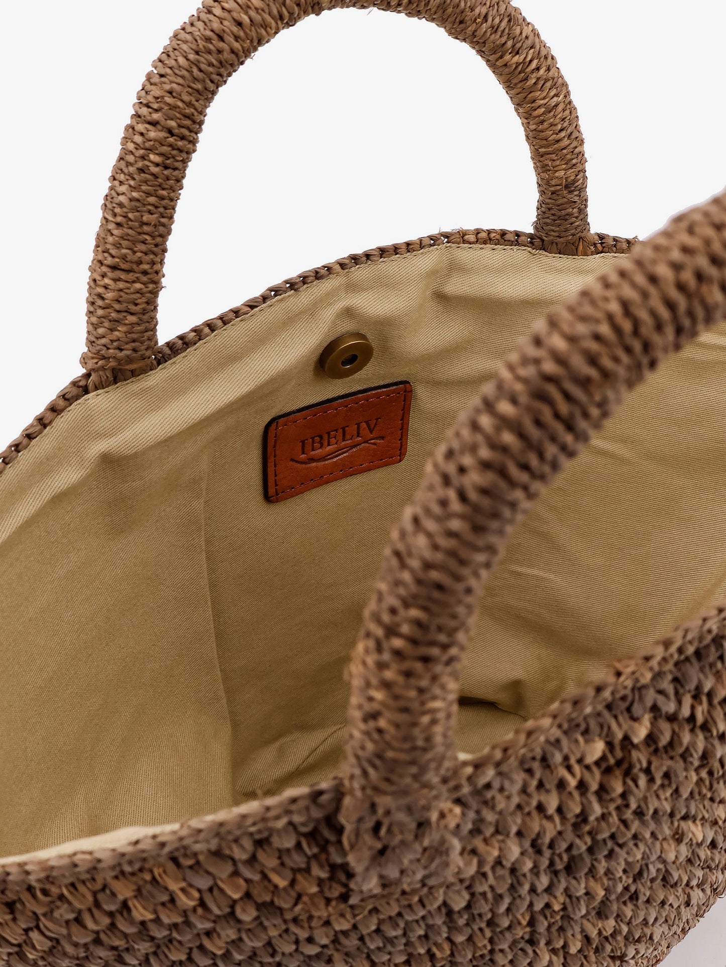 Ela raffia handbag
