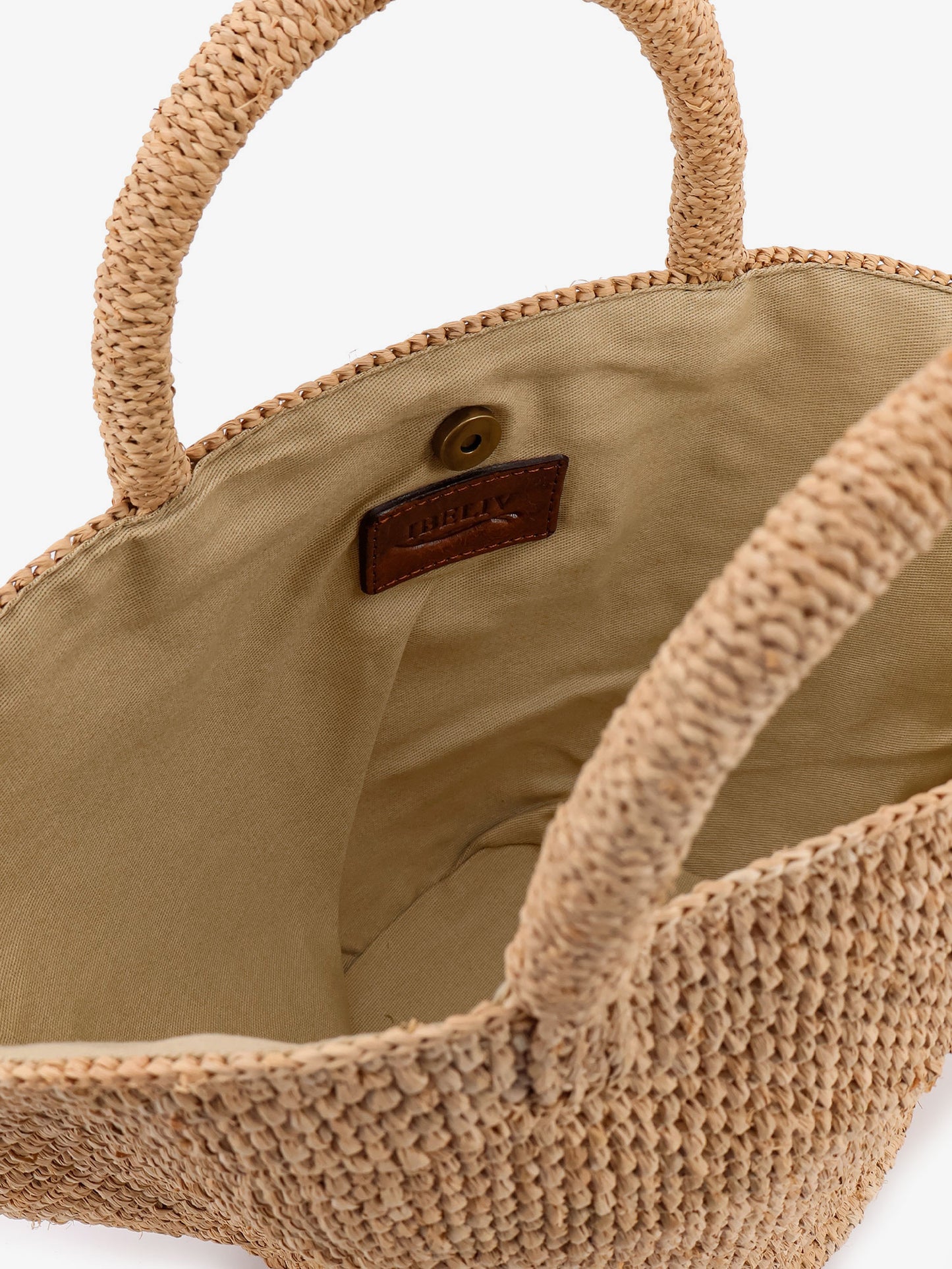 Ela raffia handbag