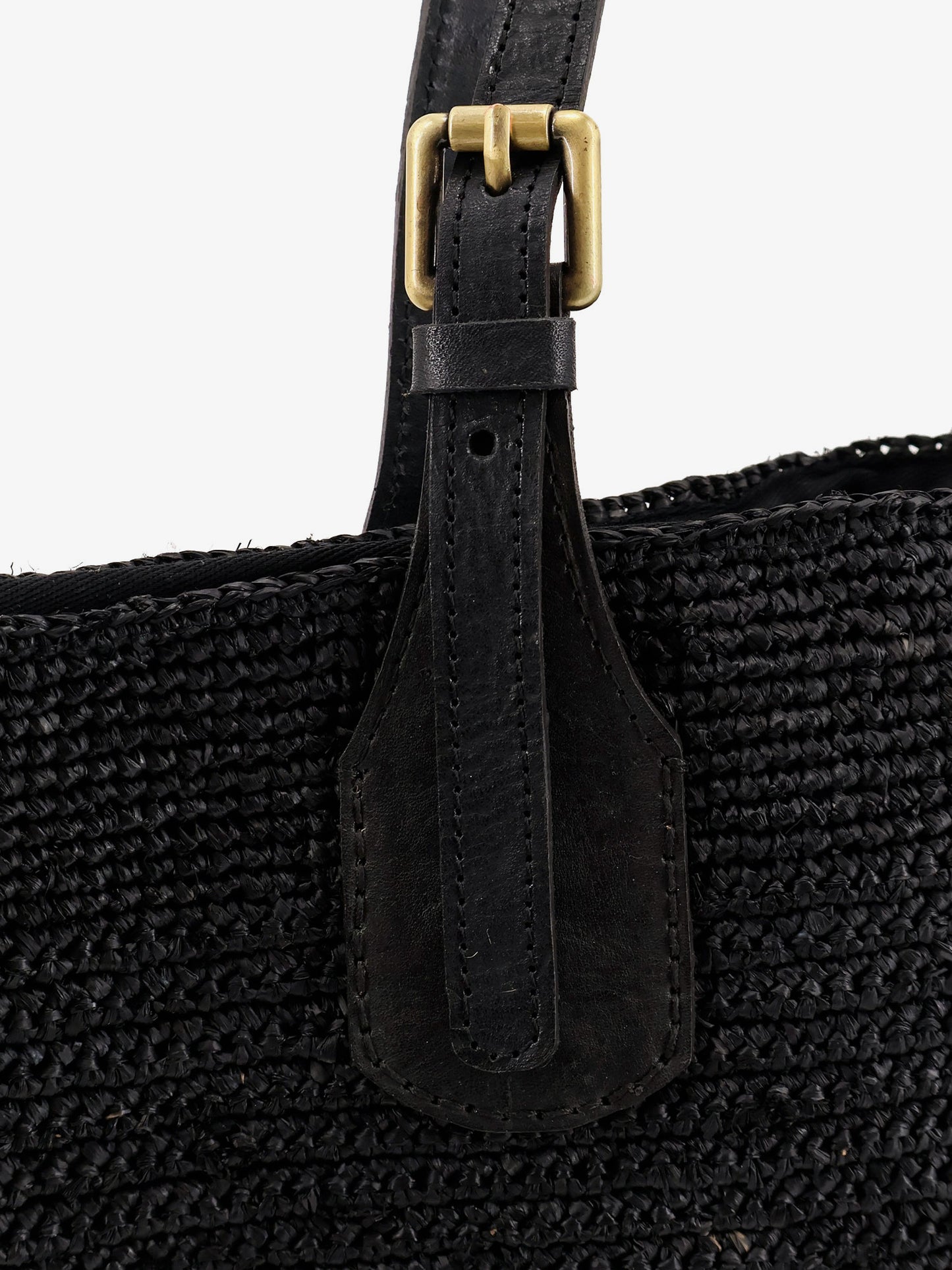 Raffia shoulder bag