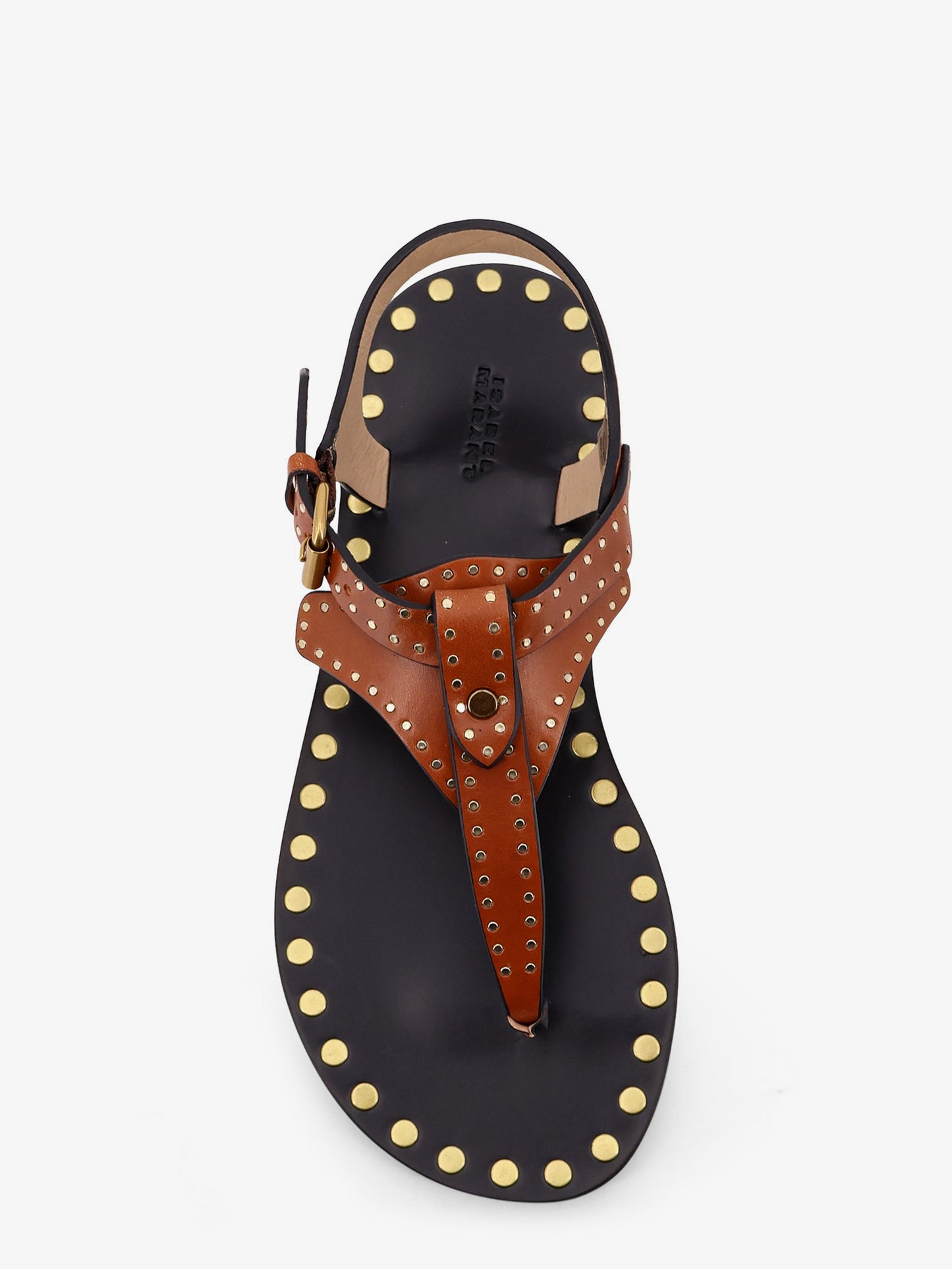 Joonya flat leather sandals