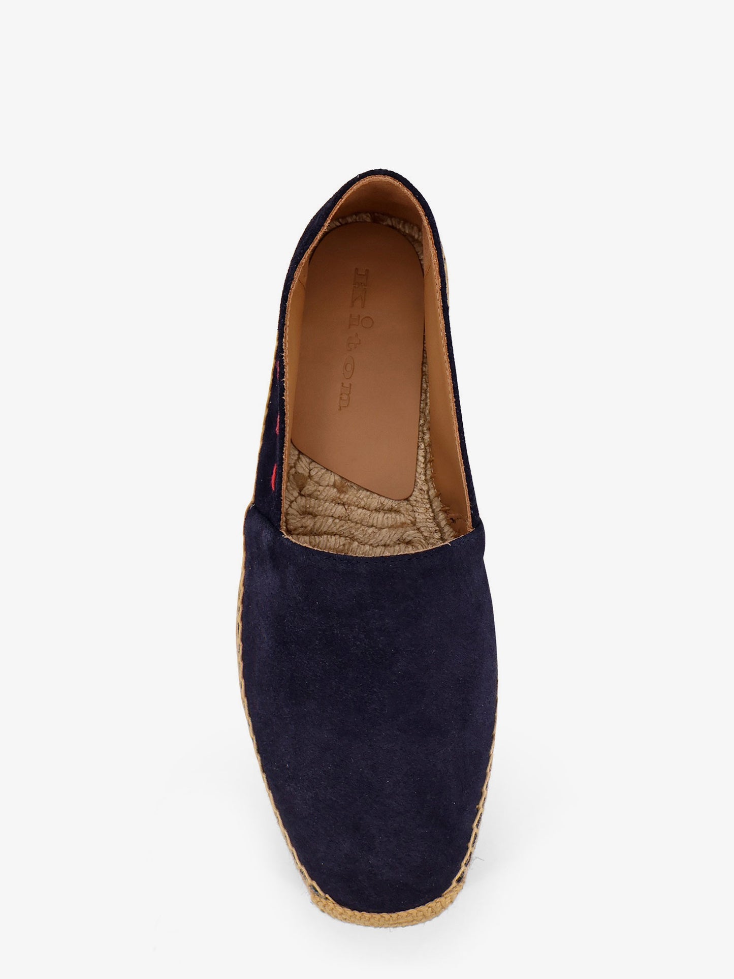 Suede espadrillas with iconic stitching