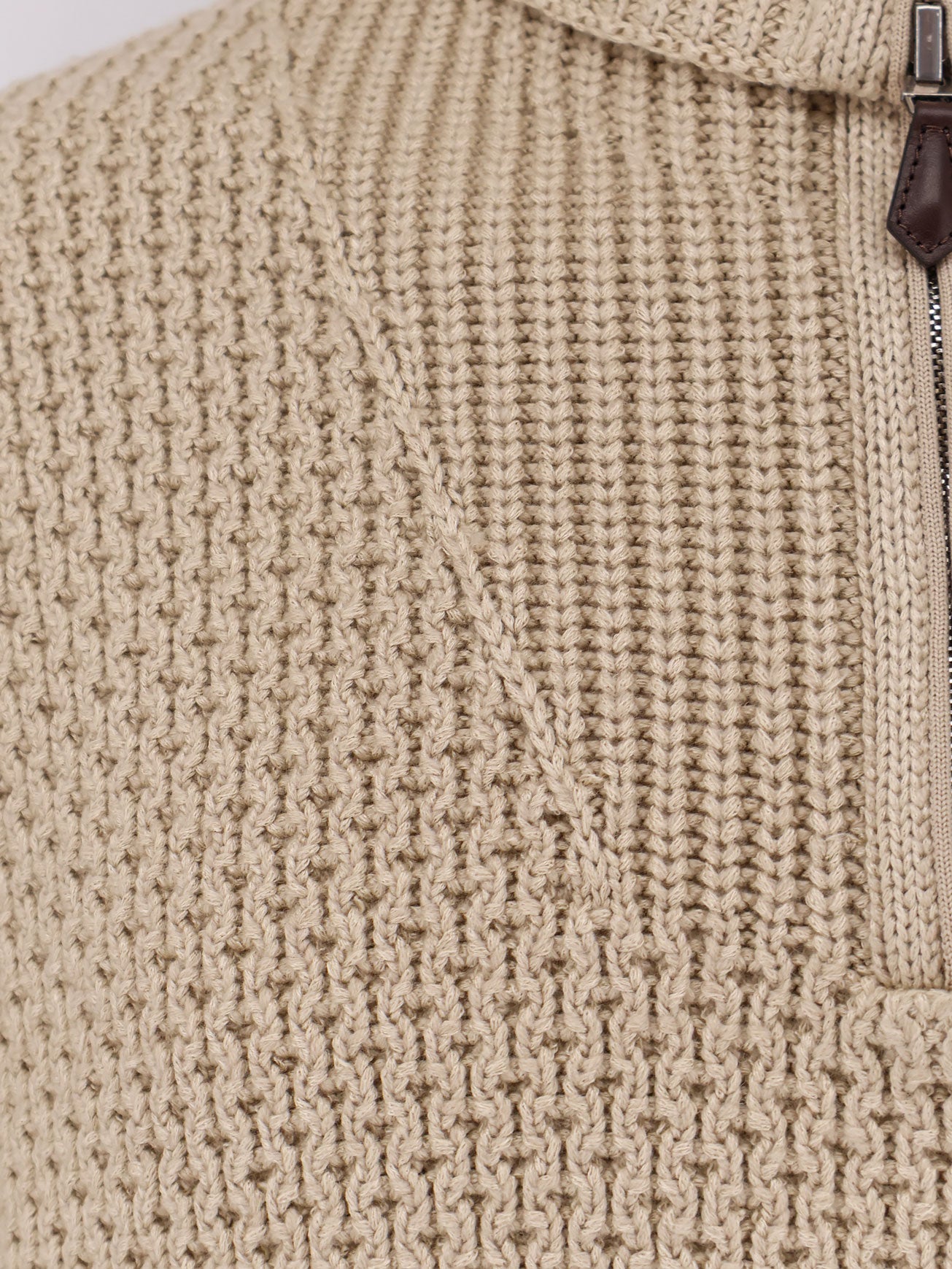 Linen, virgin wool, cashmere and silk blend sweater