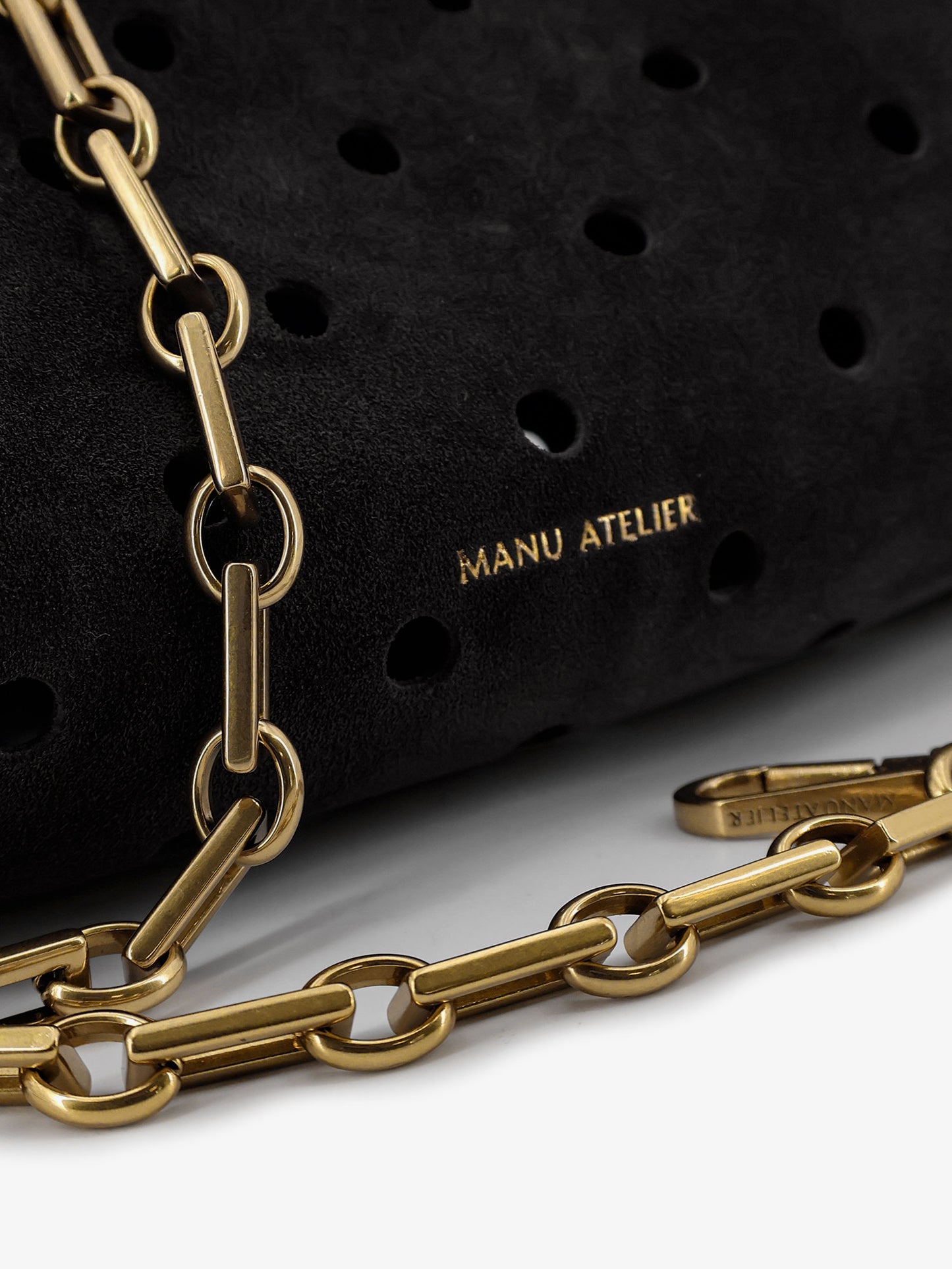 Mini Cylinder suede crossbody bag