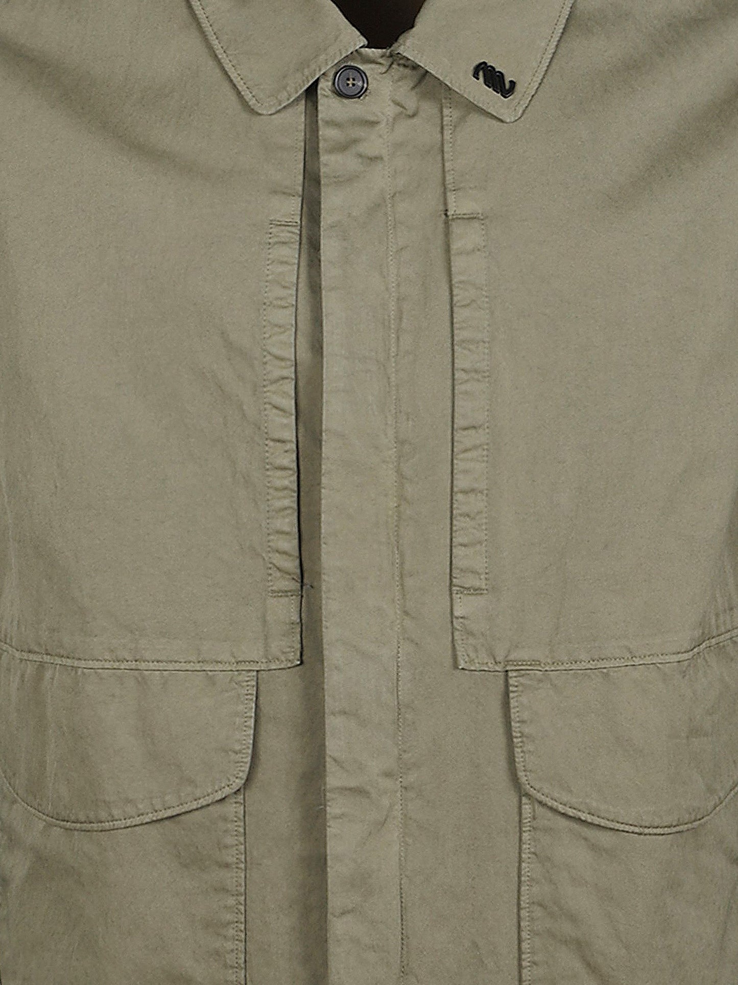 Overshirt cotton blend jacket