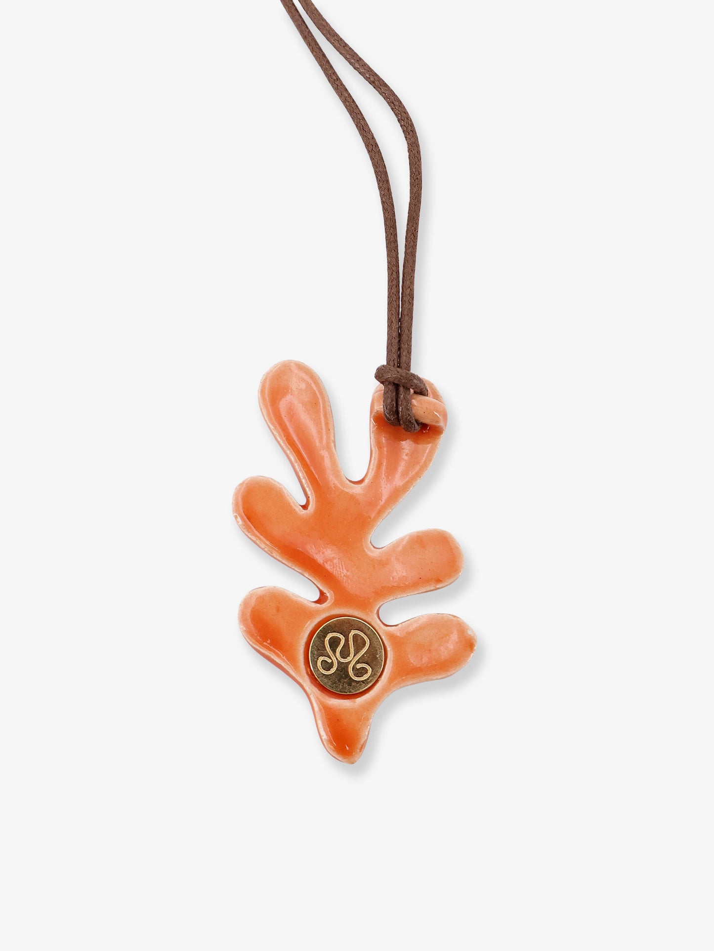 Collana Corallo in ceramica invetriata