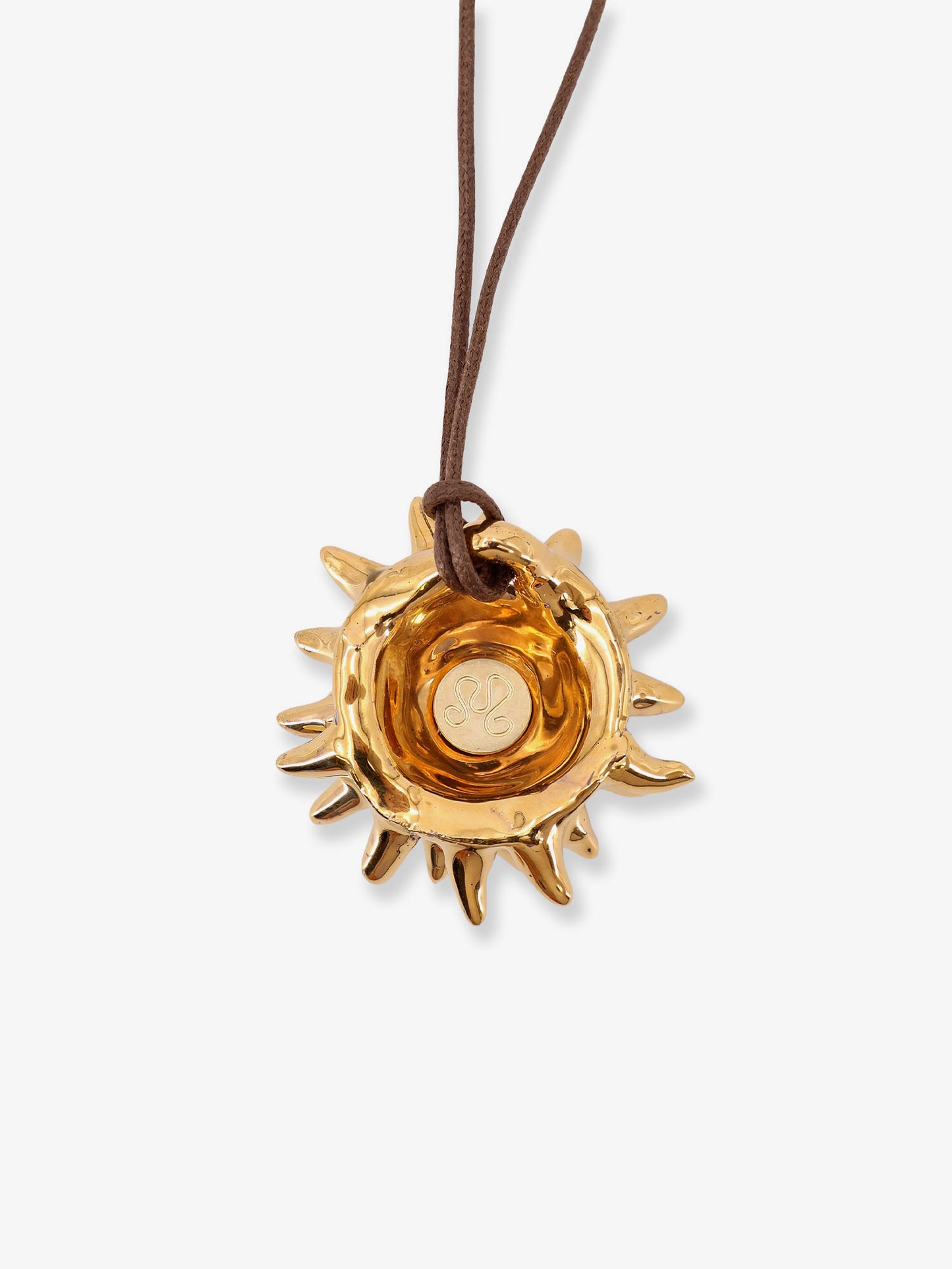 Collana Riccio in ceramica invetriata