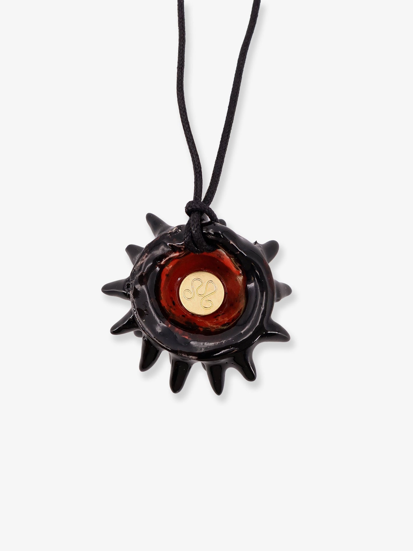Riccio glazed ceramic necklace