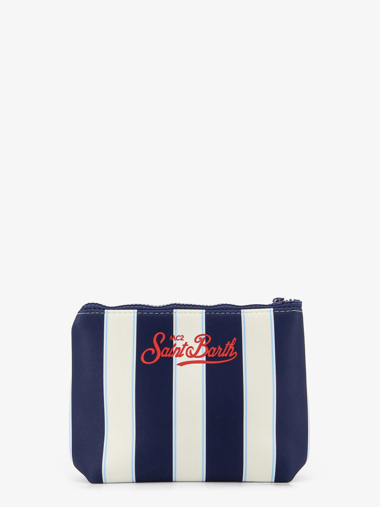 Pochette Aline in scuba con motivo a righe