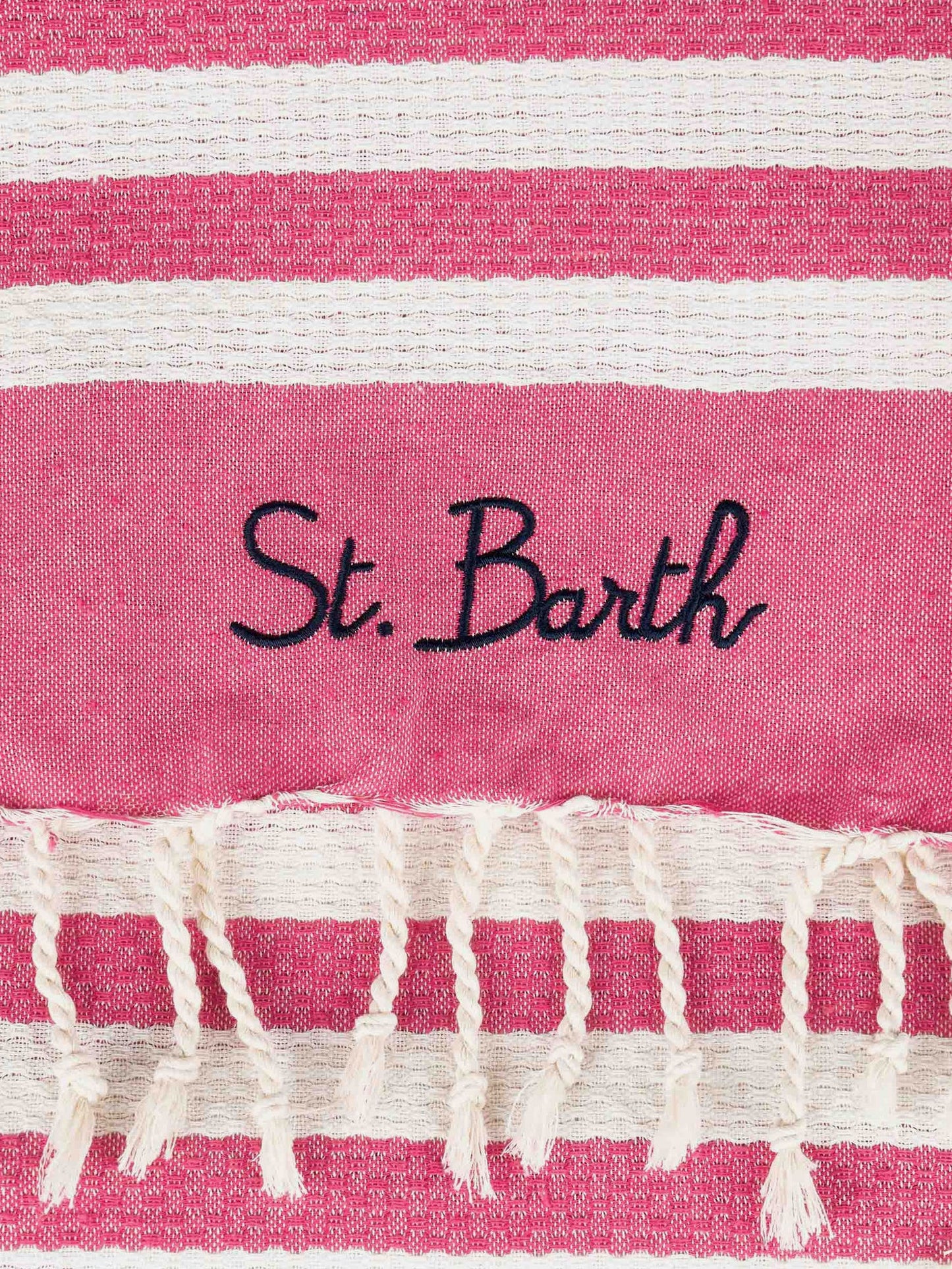 Striped cotton beach towel