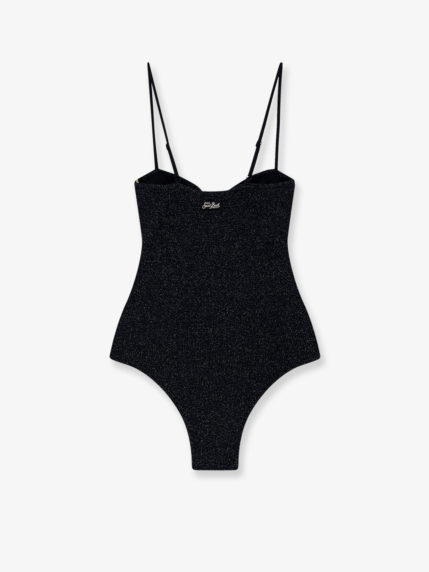 Medea one-piece lurex fabric swimsuit
