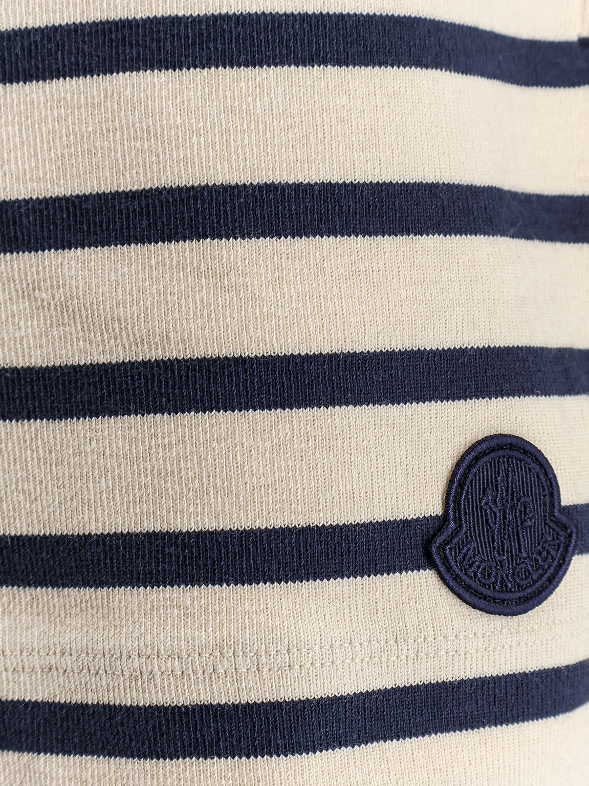 Cotton shorts with striped pattern