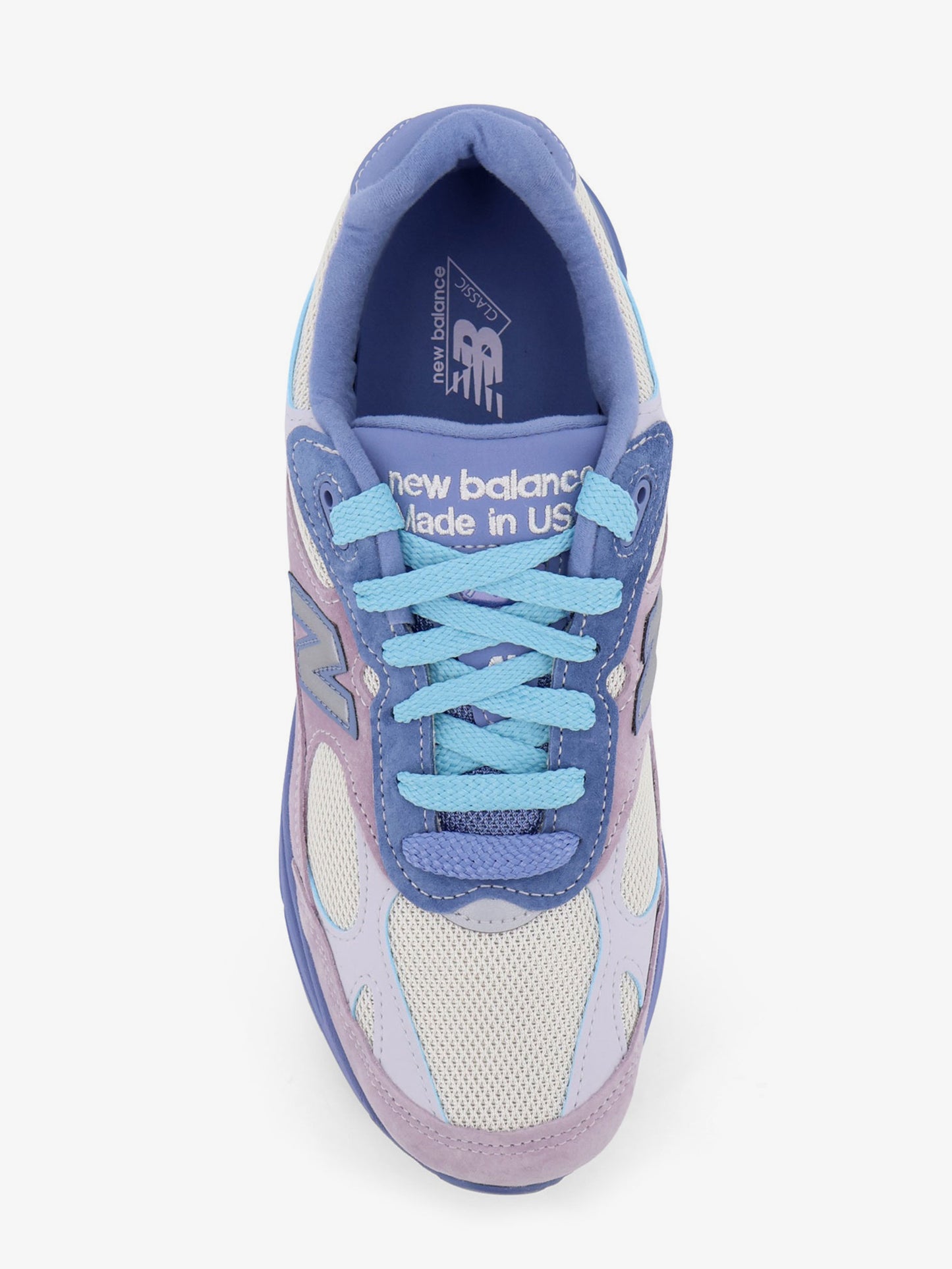 U9935 mesh and suede sneakers