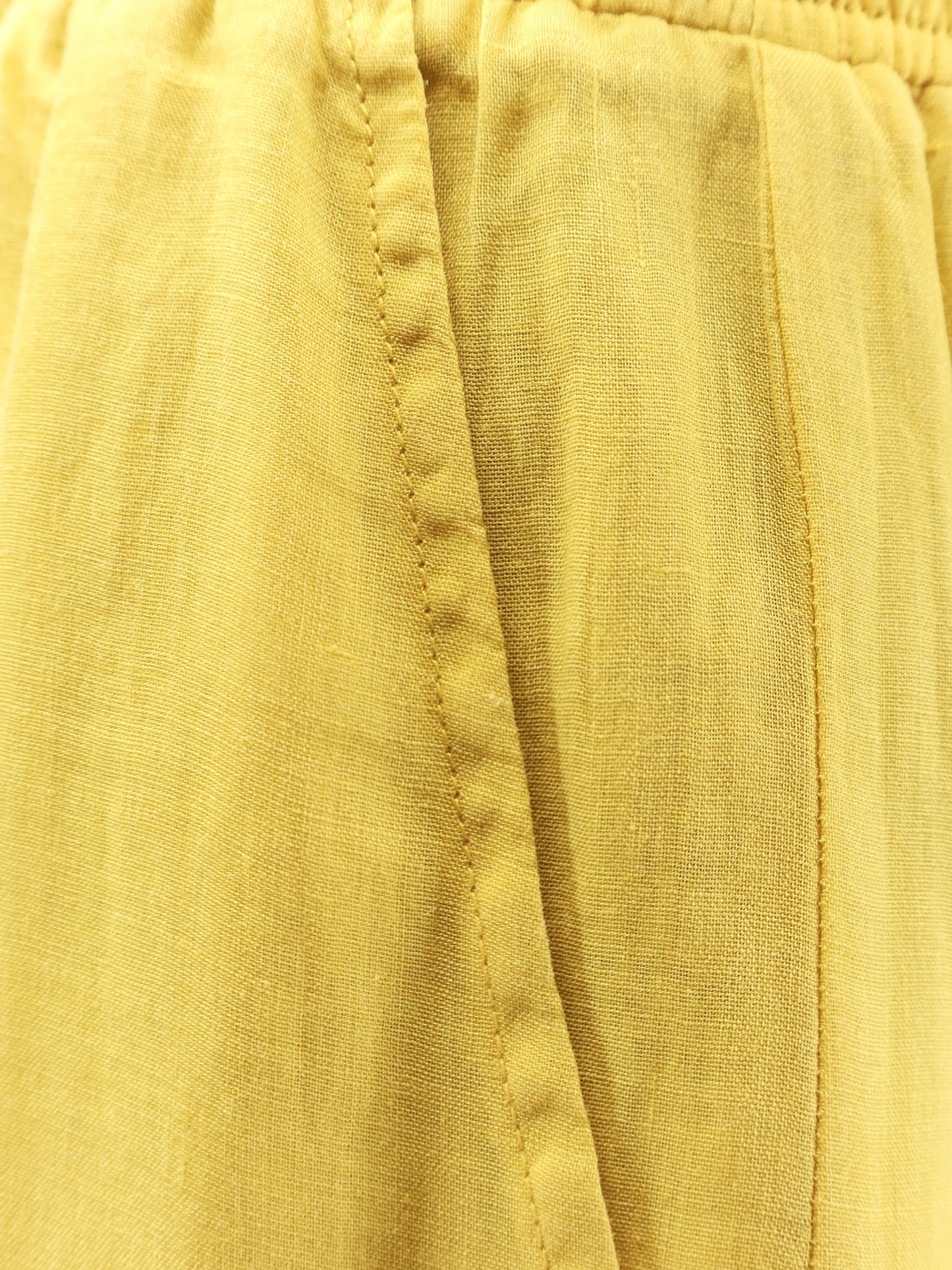 Linen blend trousers