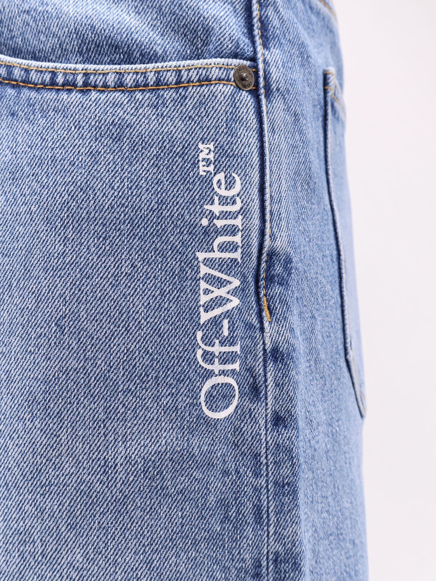Half Arrow denim shorts