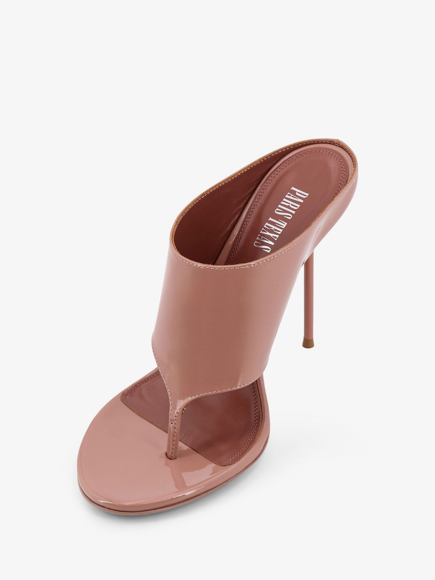 Sandali Lidia Thong in pelle verniciata