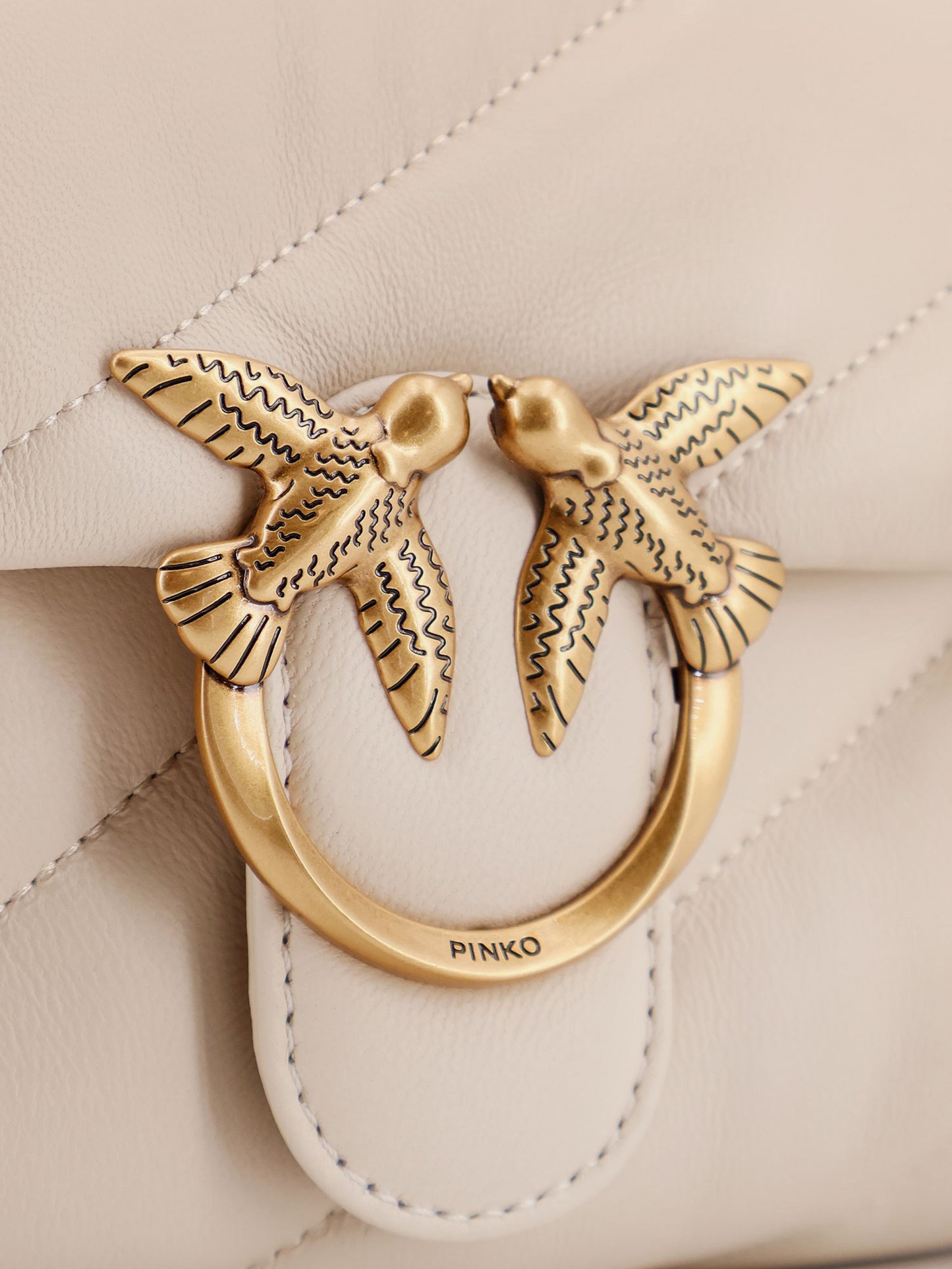 Love Puff Mini quilted leather crossbody bag