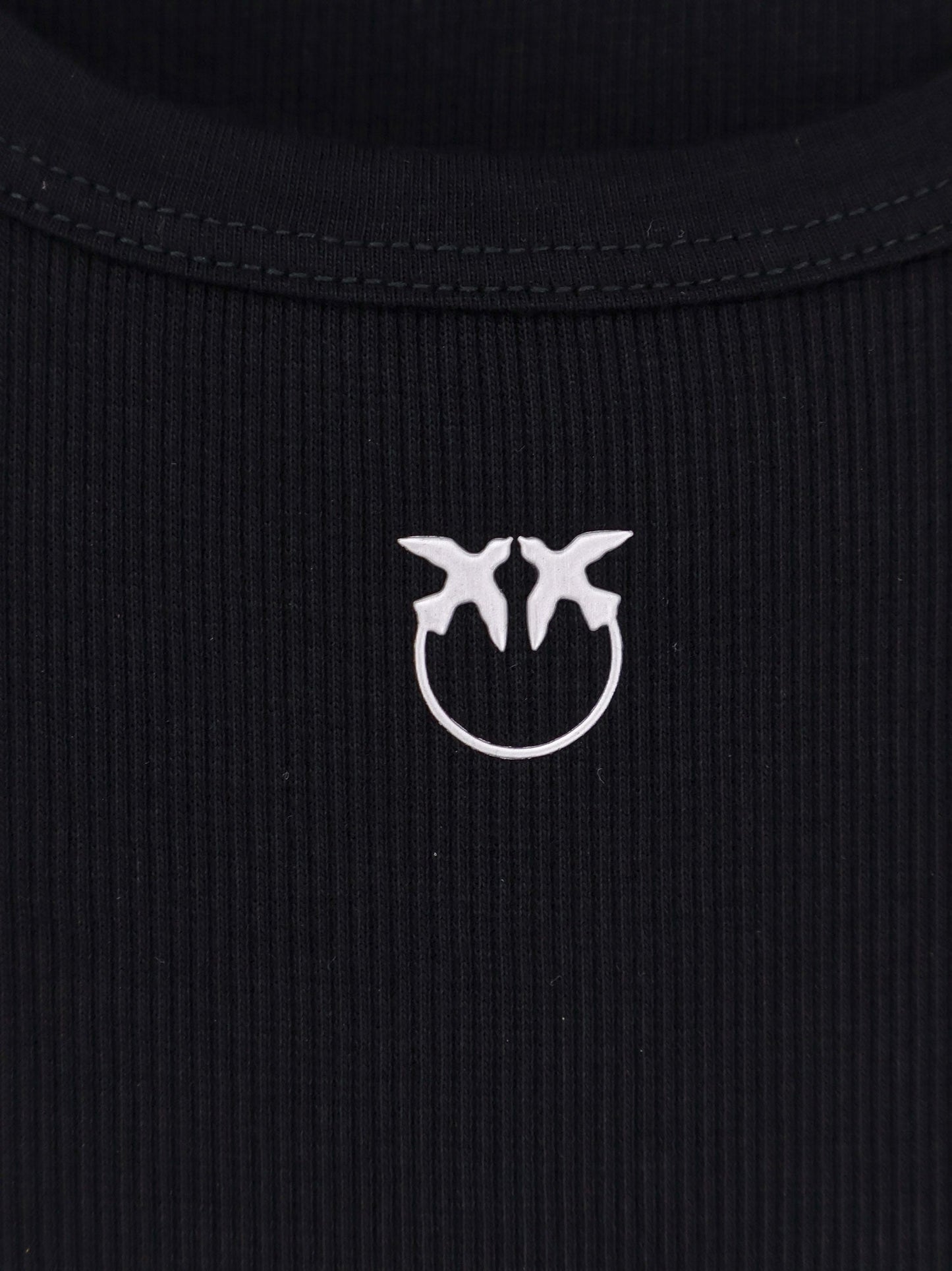 Calcolatore Cotton tank top with Love Birds logo on the front