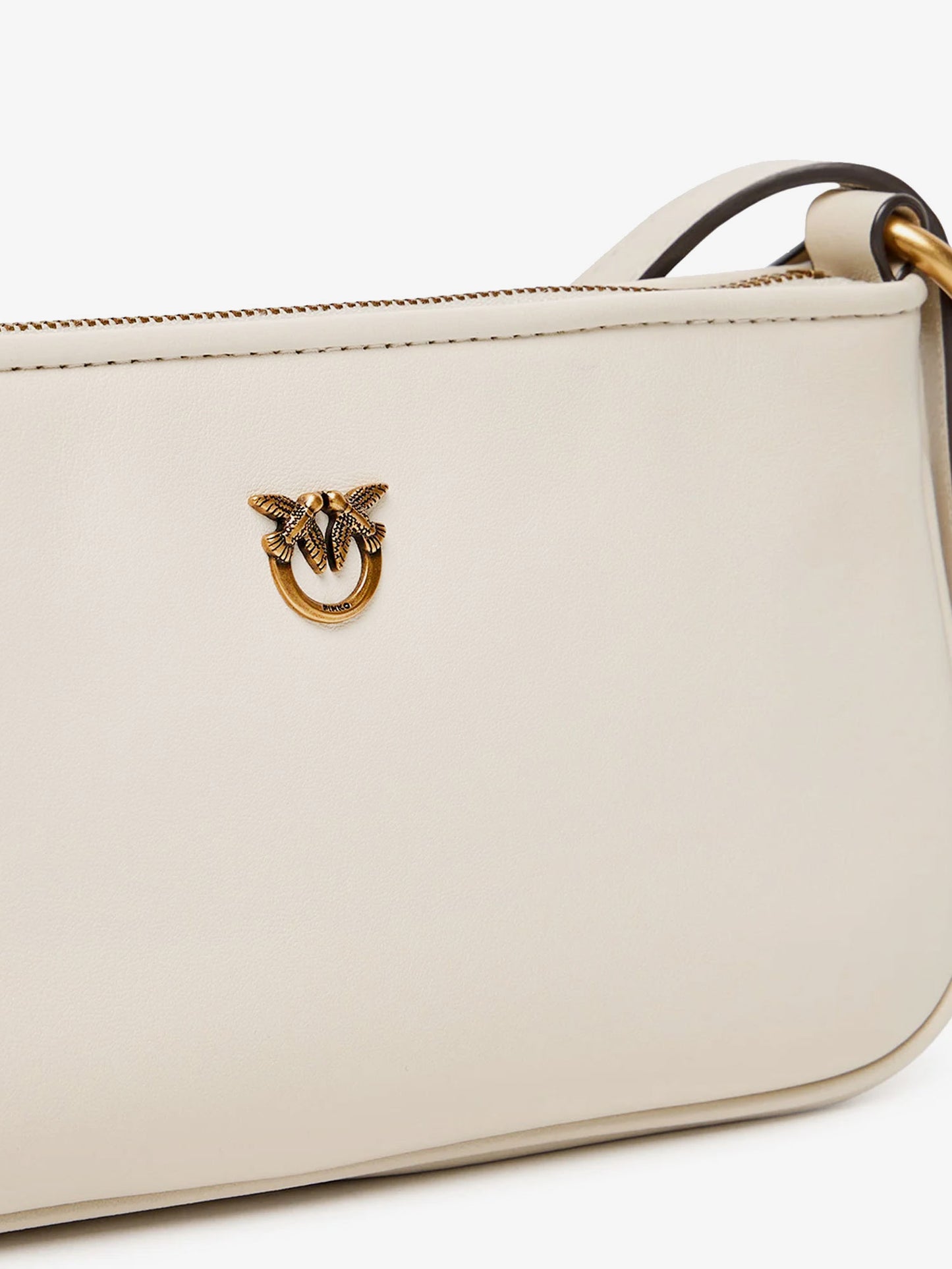 Mini Half Moon leather crossbody bag