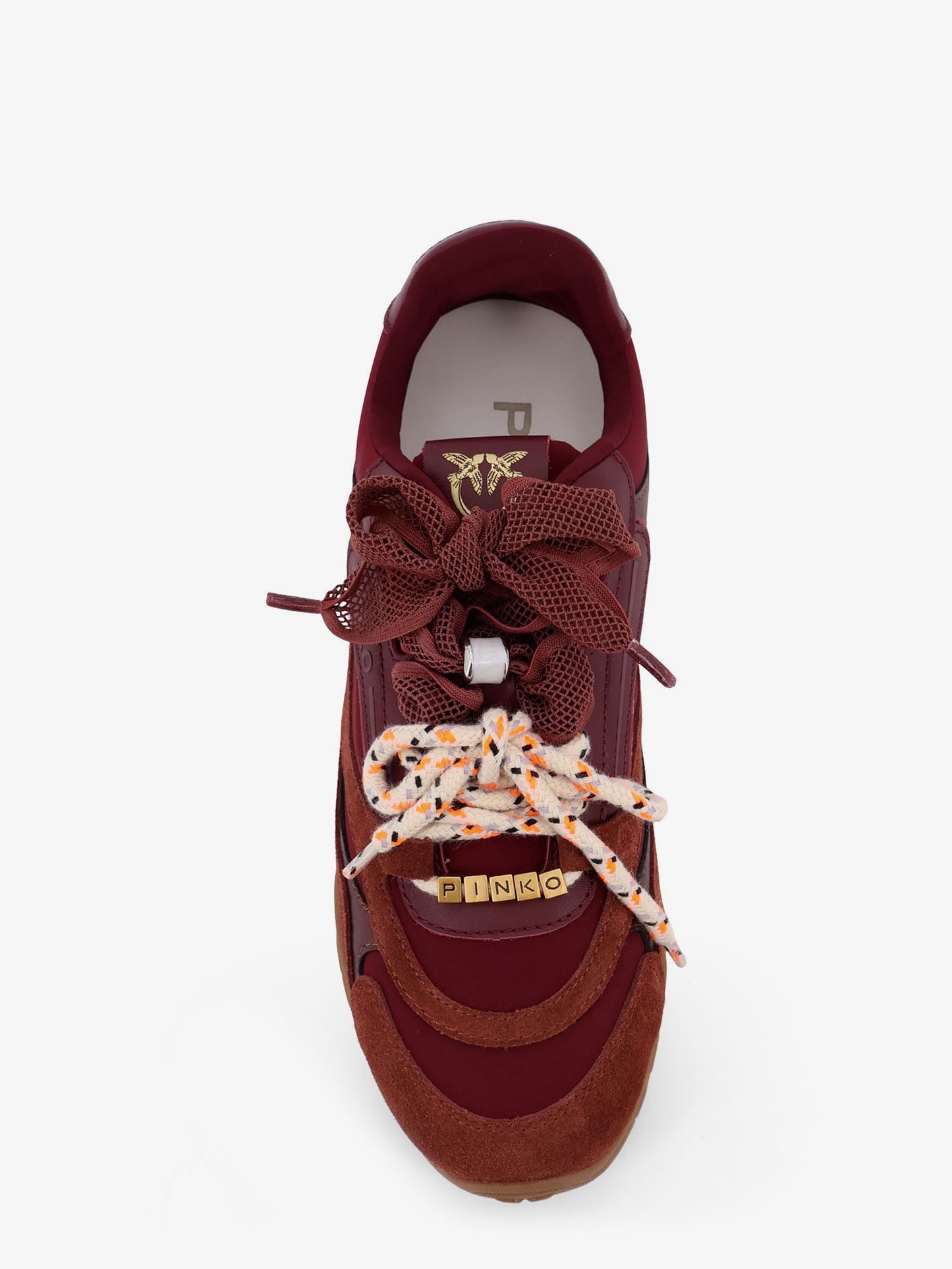 Yulia suede sneakers with nylon inserts