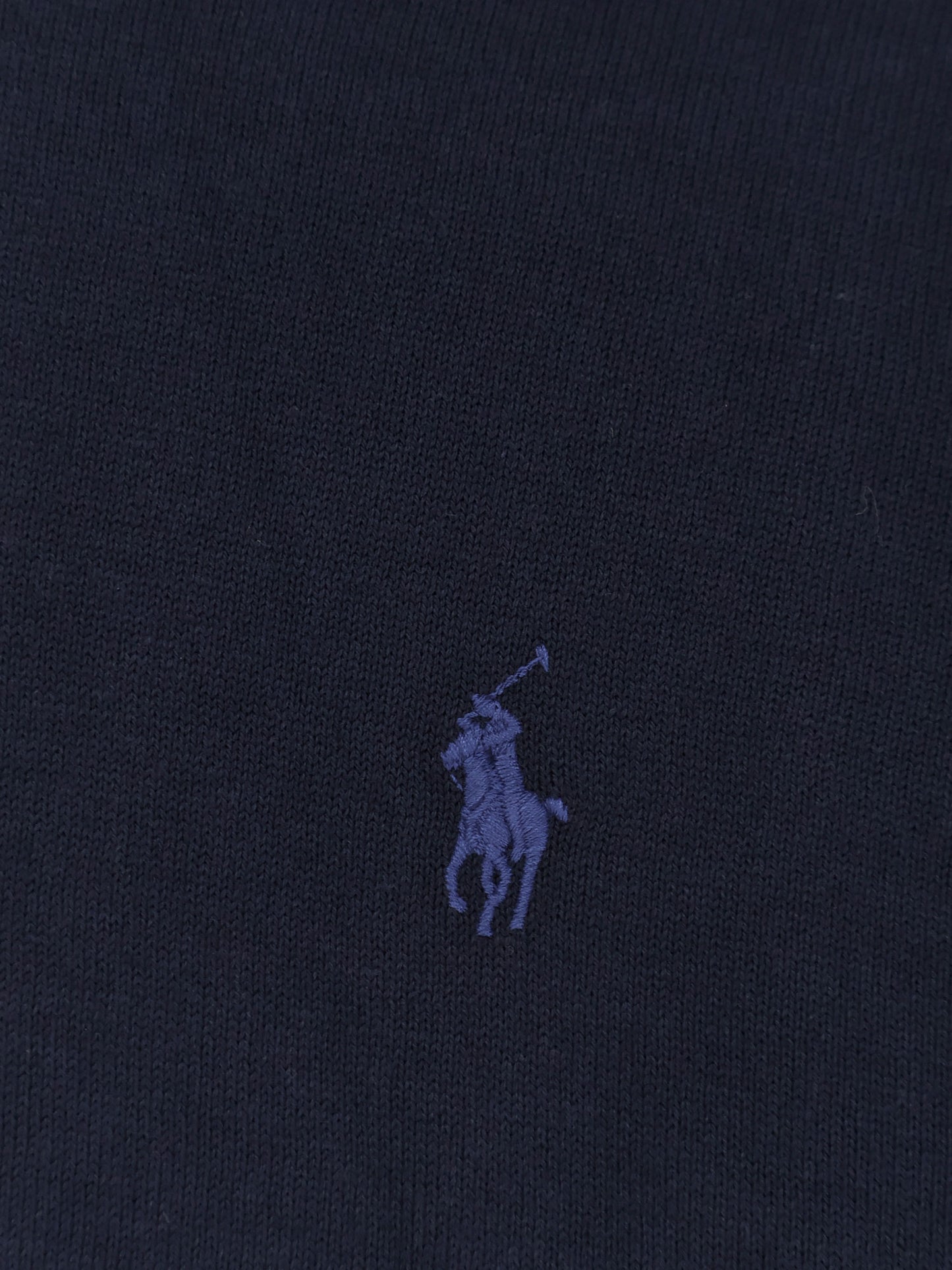 Cotton sweater with embroidered logo on the front