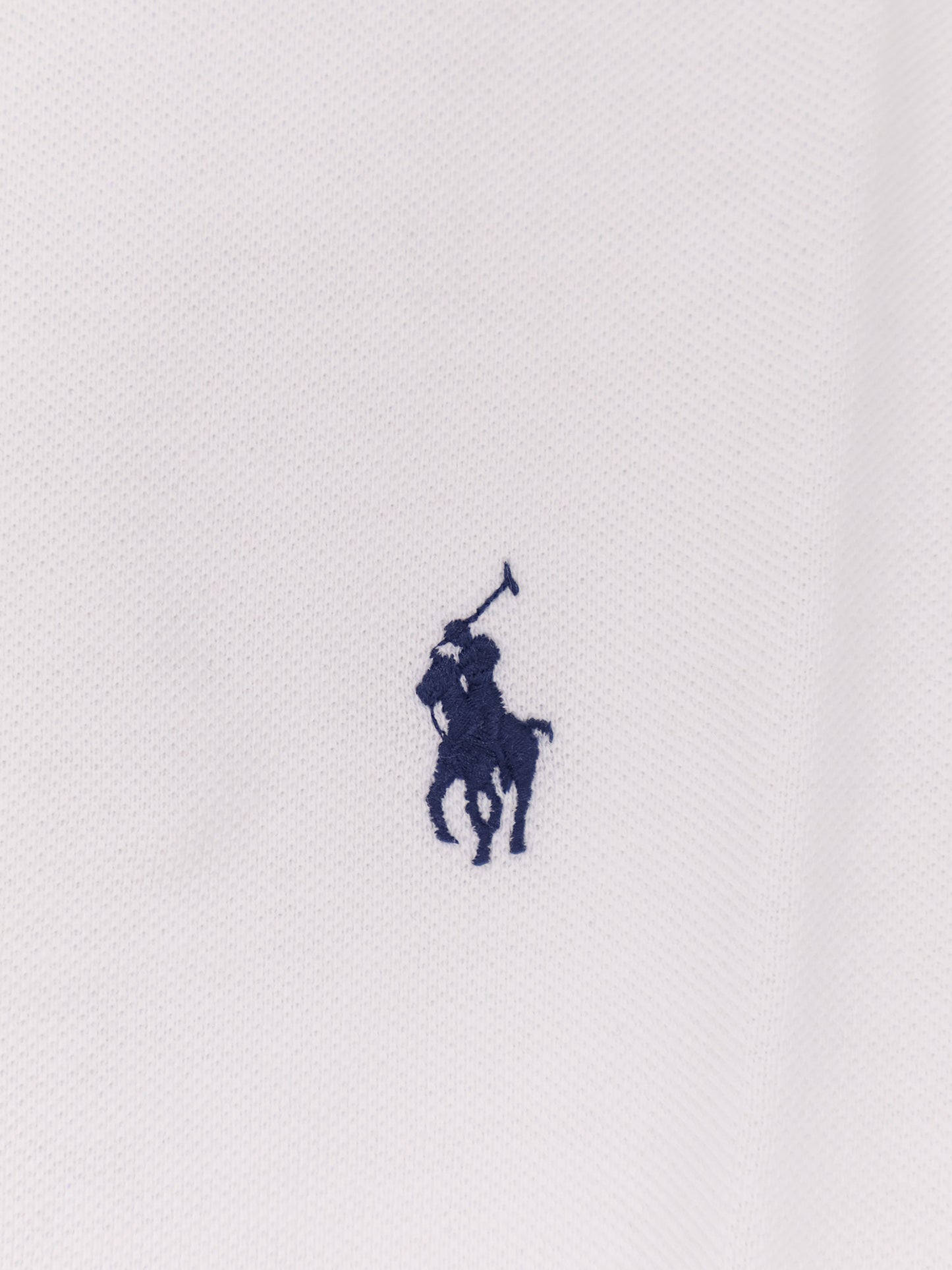 Polo in cotone con profili in contrasto