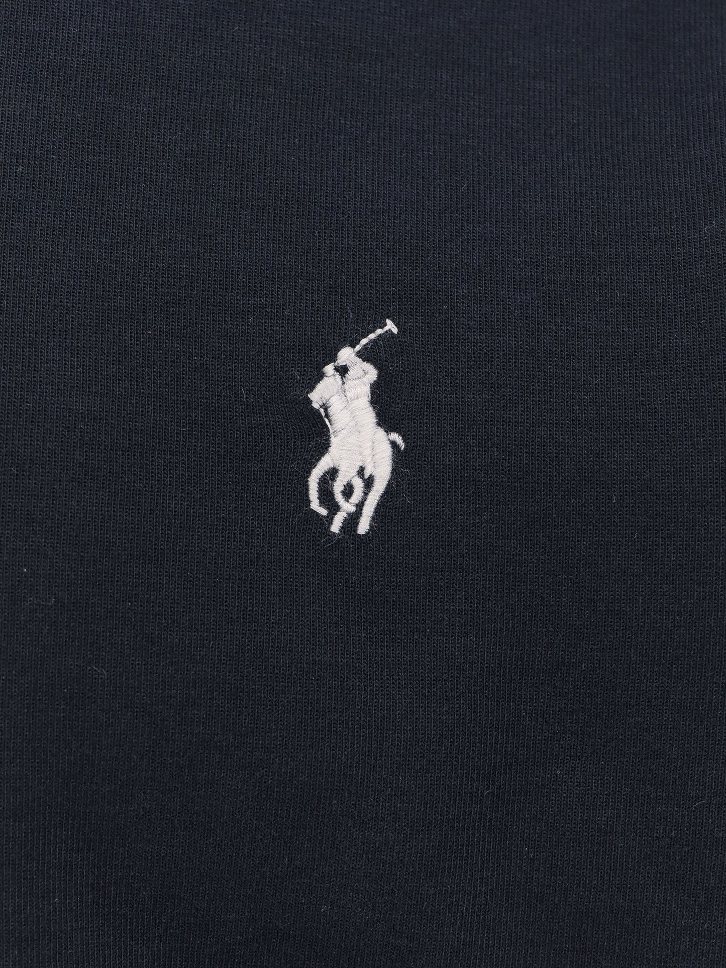 Cotton blend sweatshirt with embroidered logo on the front
