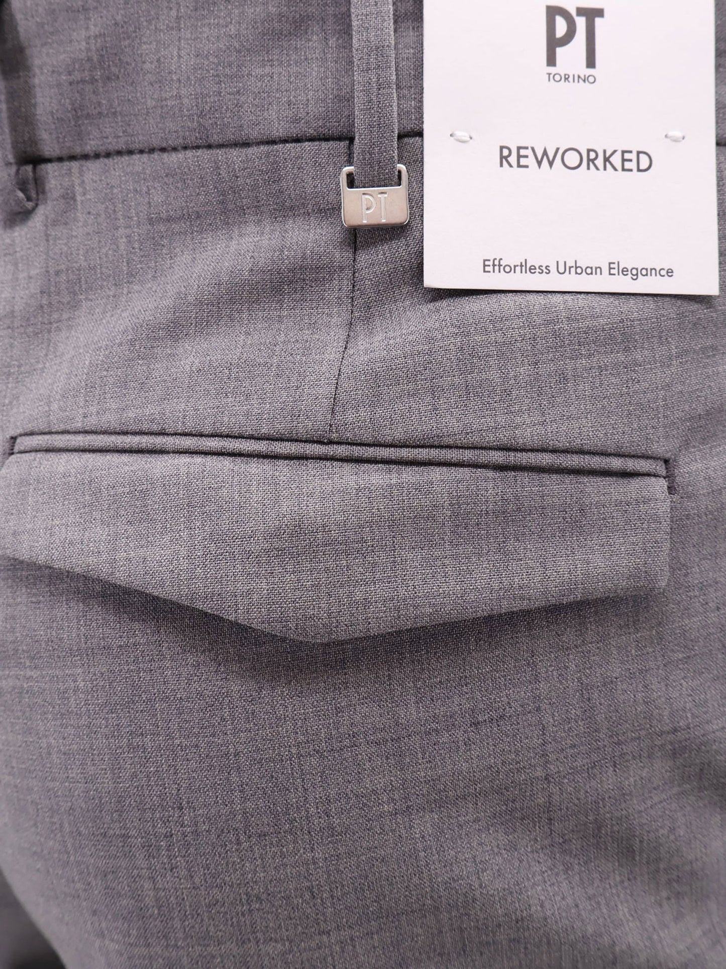 Reworked Michael stretch virgin wool trousers
