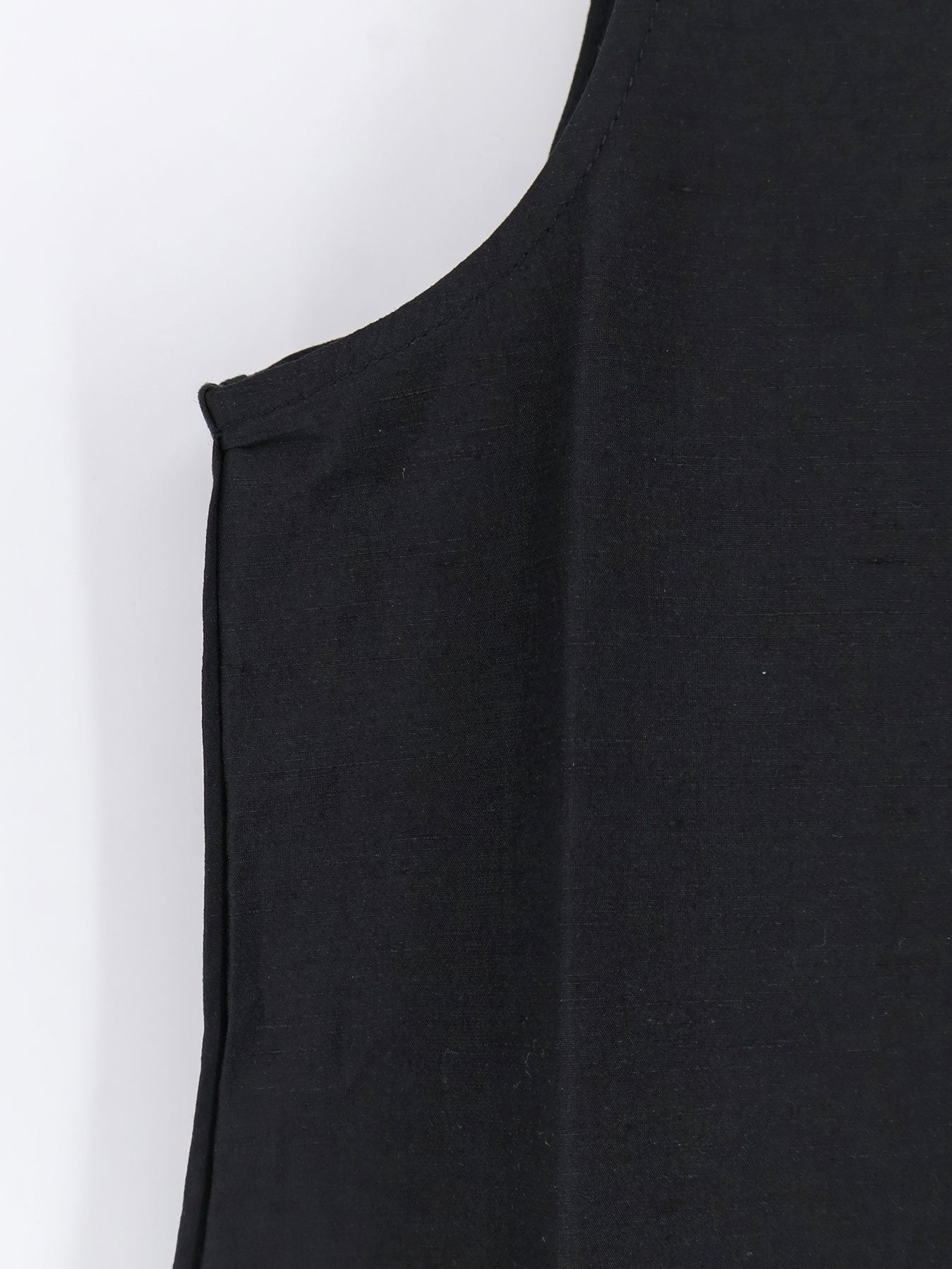 Hourglass linen and silk blend long dress