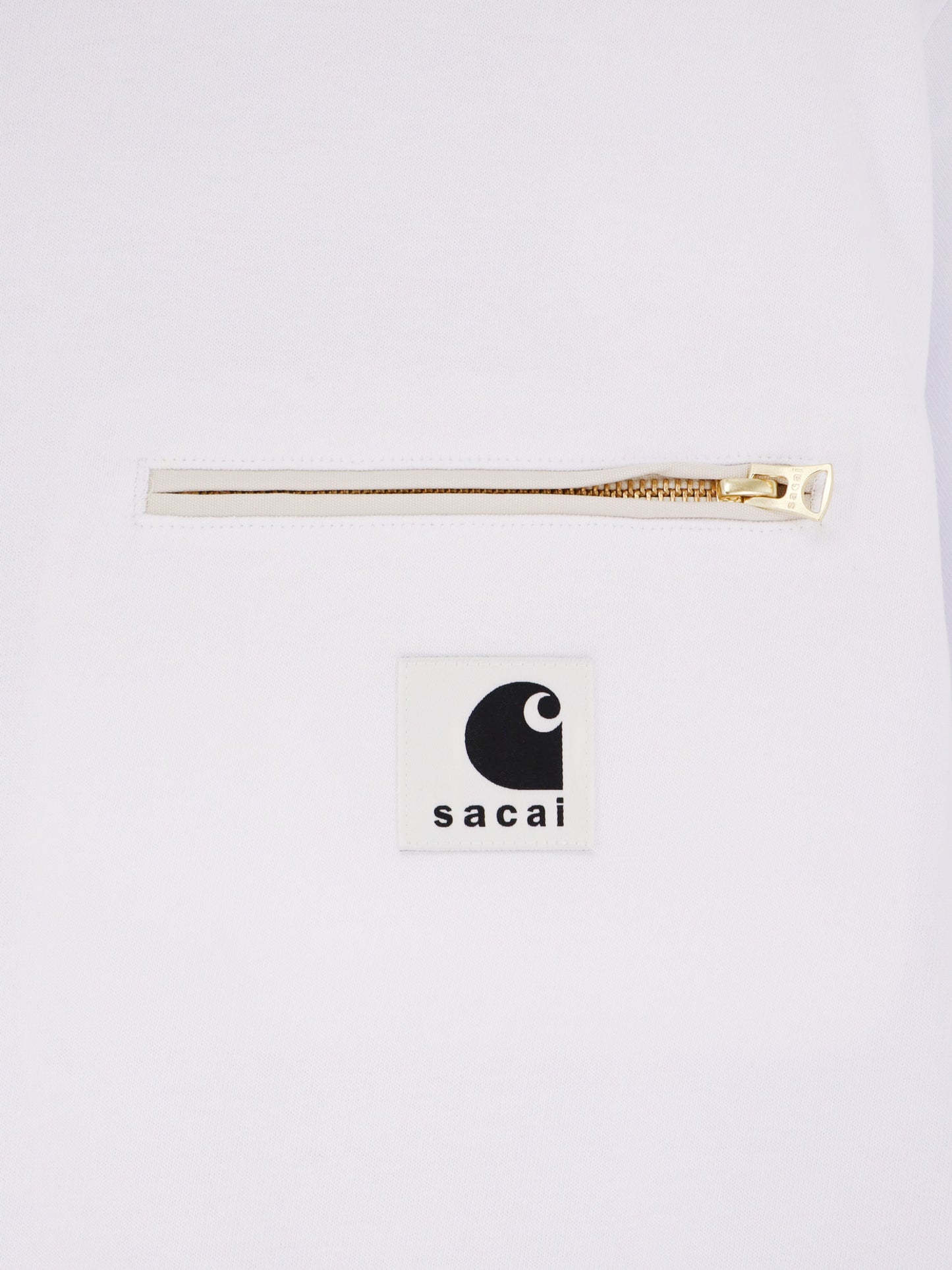 Cotton t-shirt with frontal logo patch