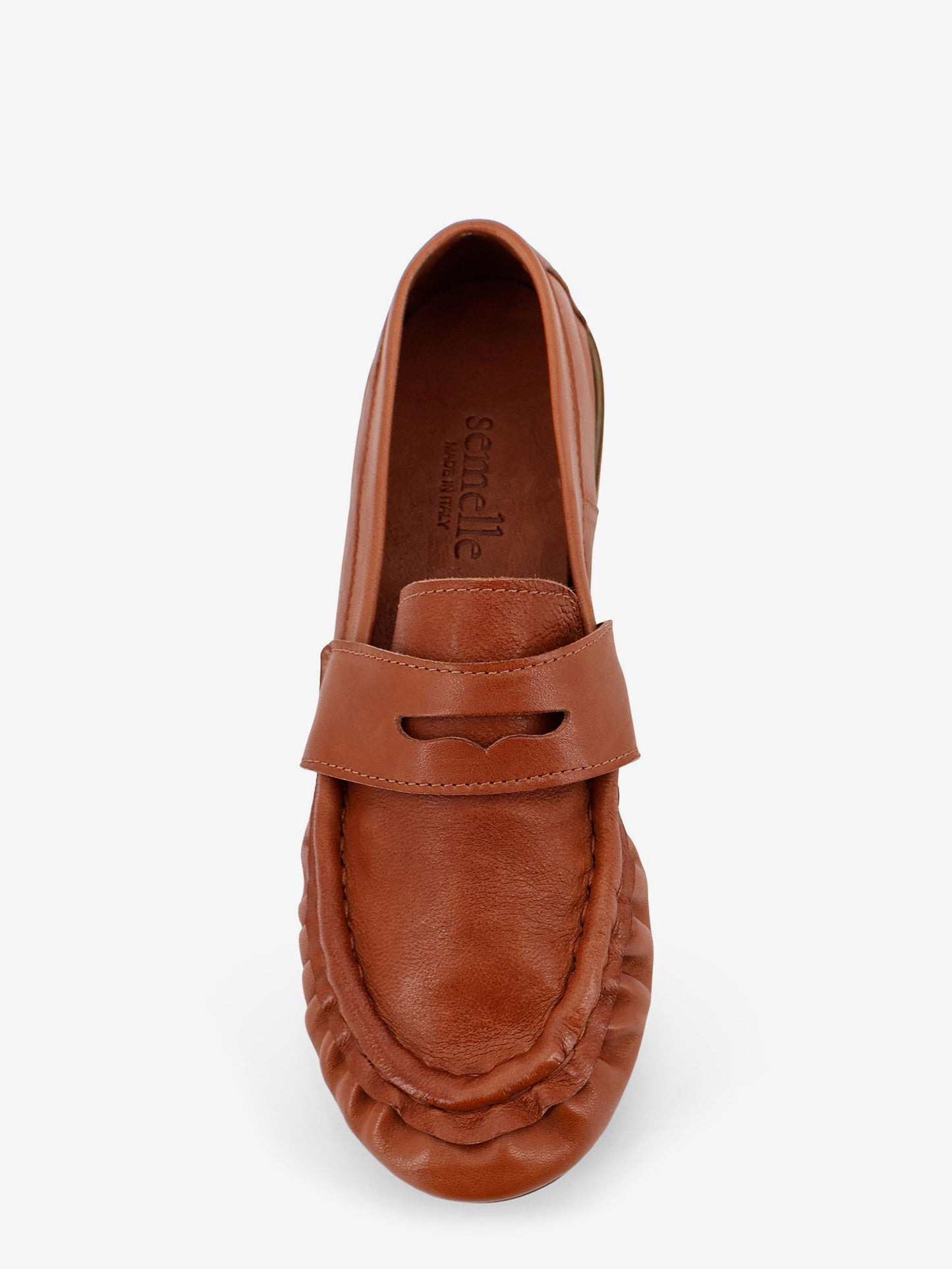 Leather loafers