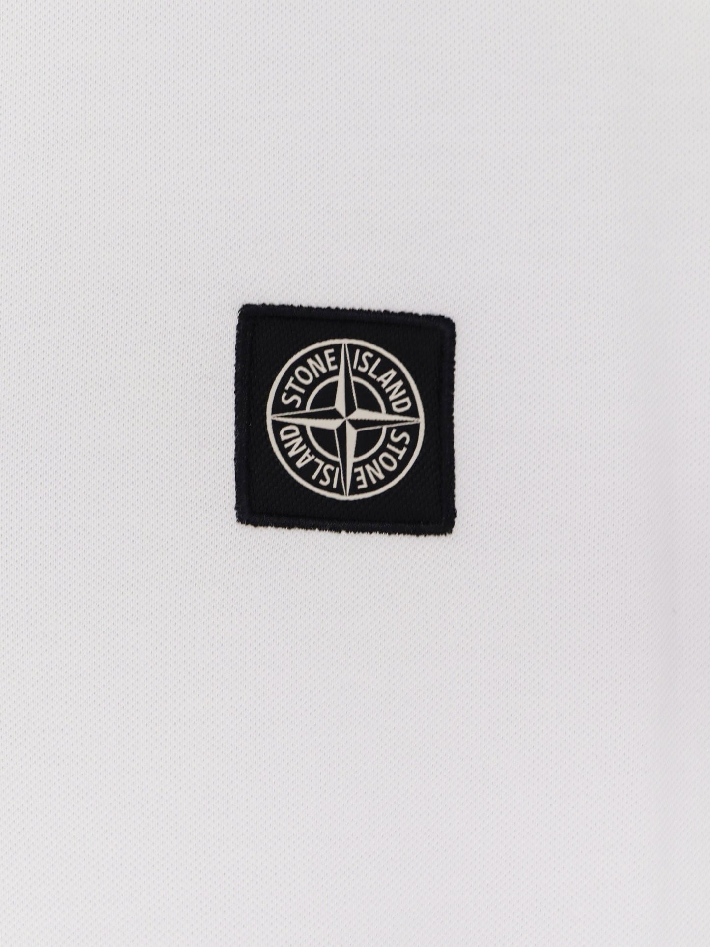 Stretch organic cotton polo shirt