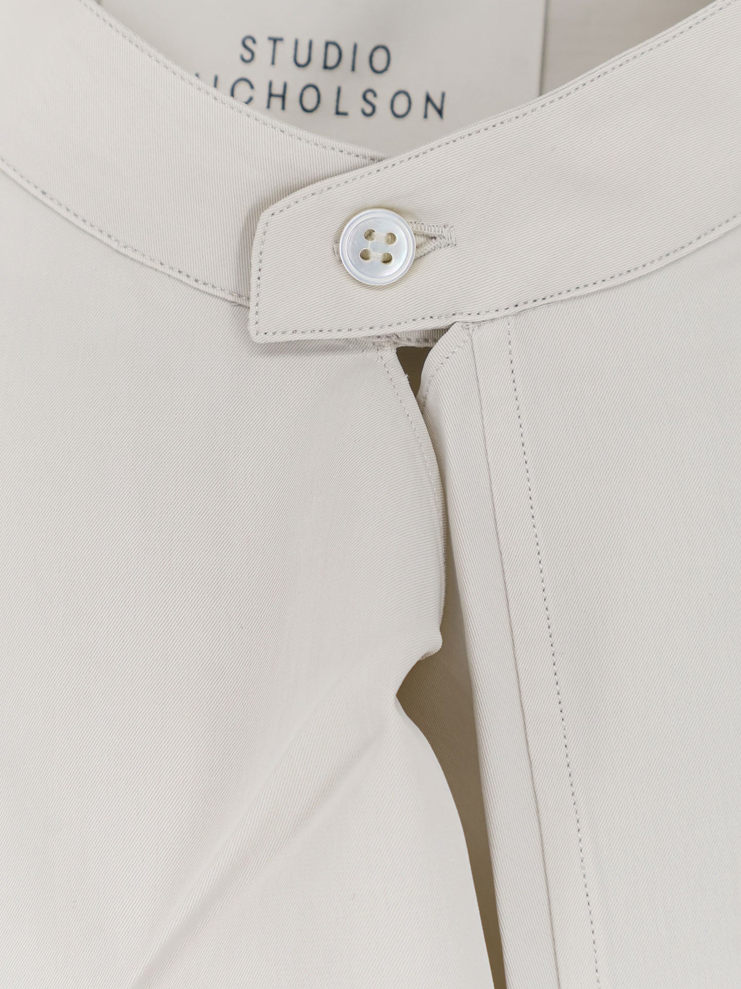Viscose and cotton blend shirt