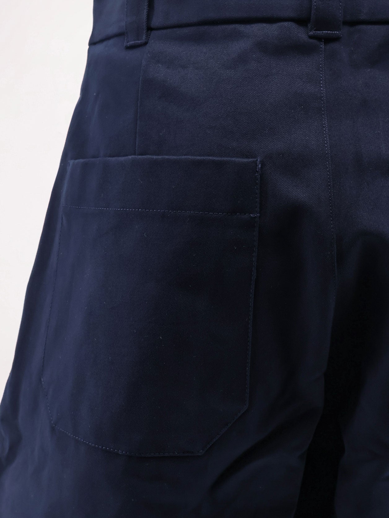 Pantaloni vita alta in cotone