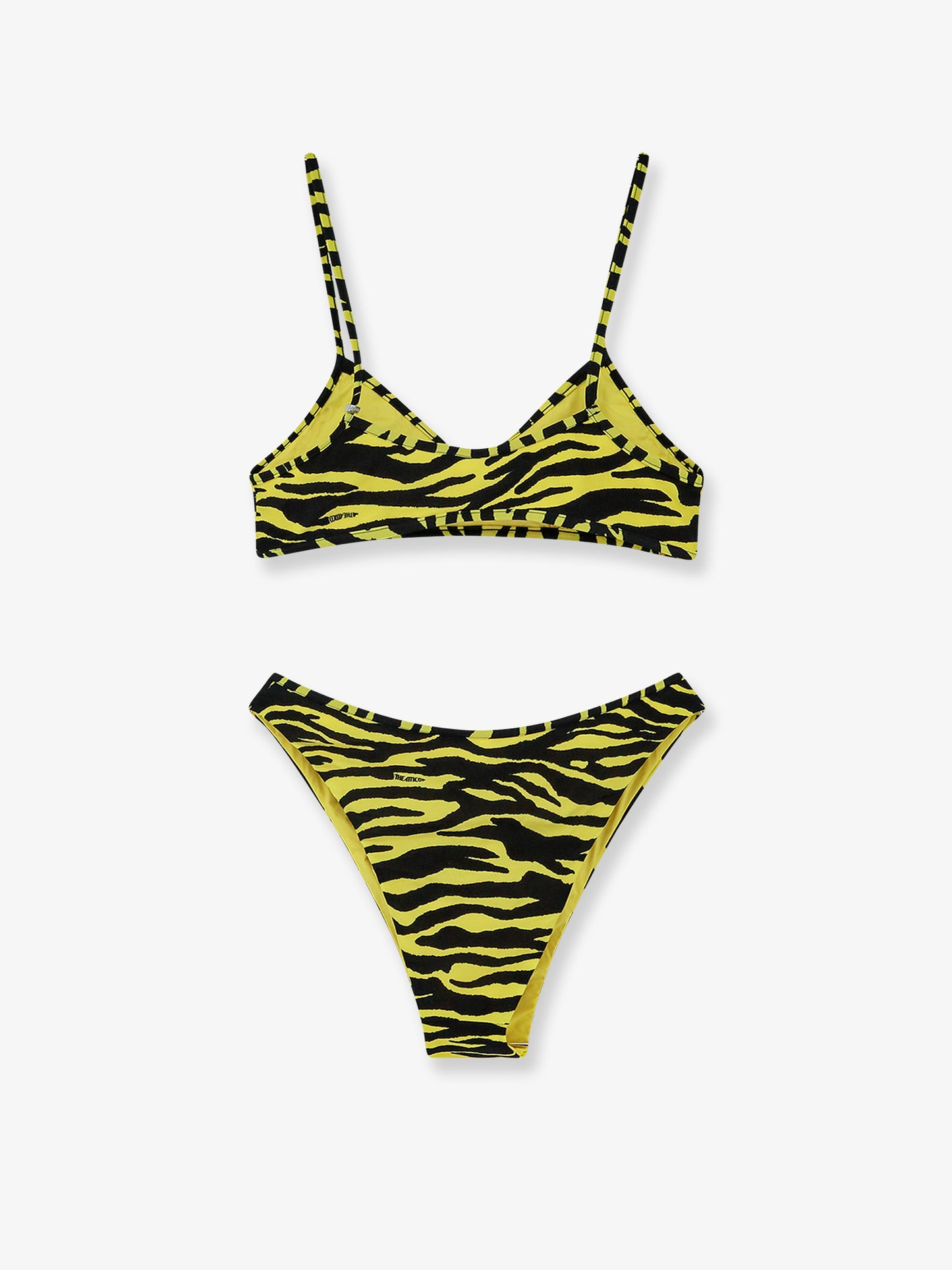 Bikini The Attico il primo Bagno in lycra zebrata