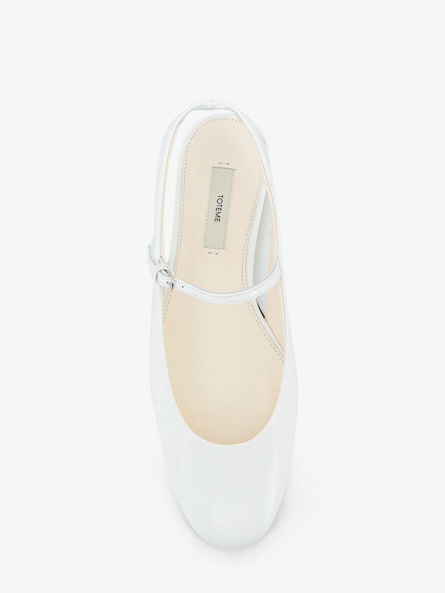 Leather ballet flats