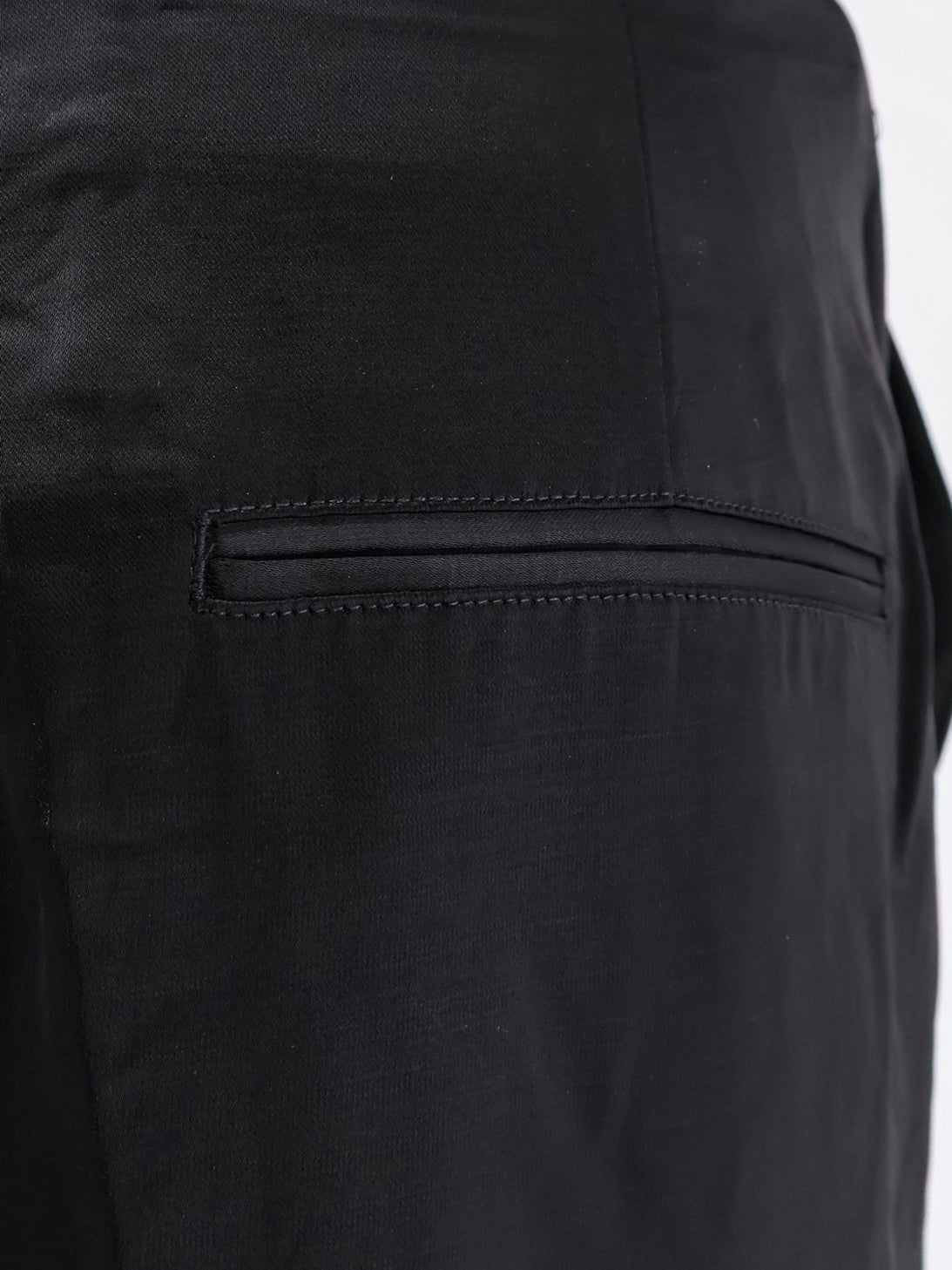Easy Raw Edge viscose and linen trousers