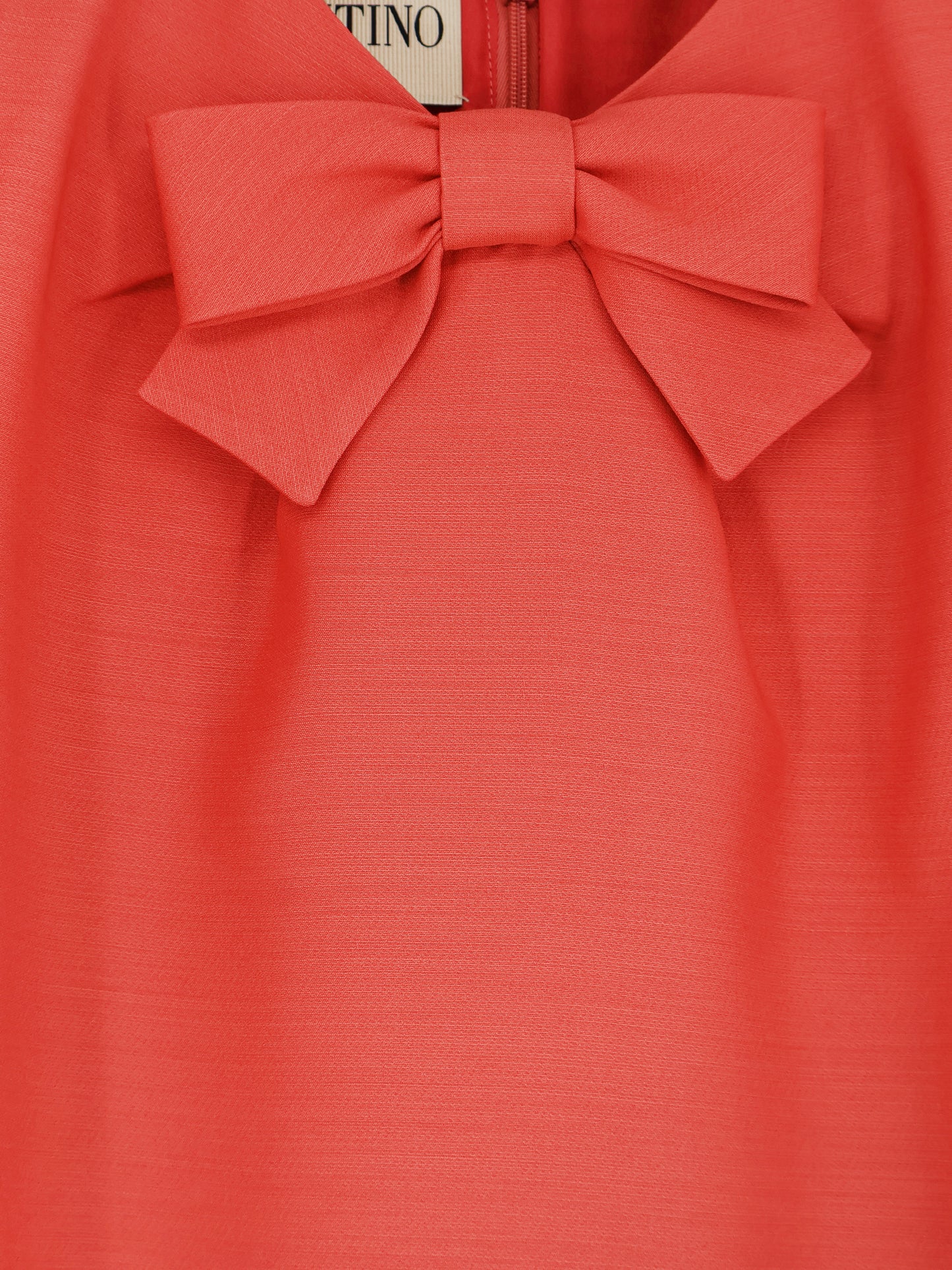 Wool and silk blend short dress