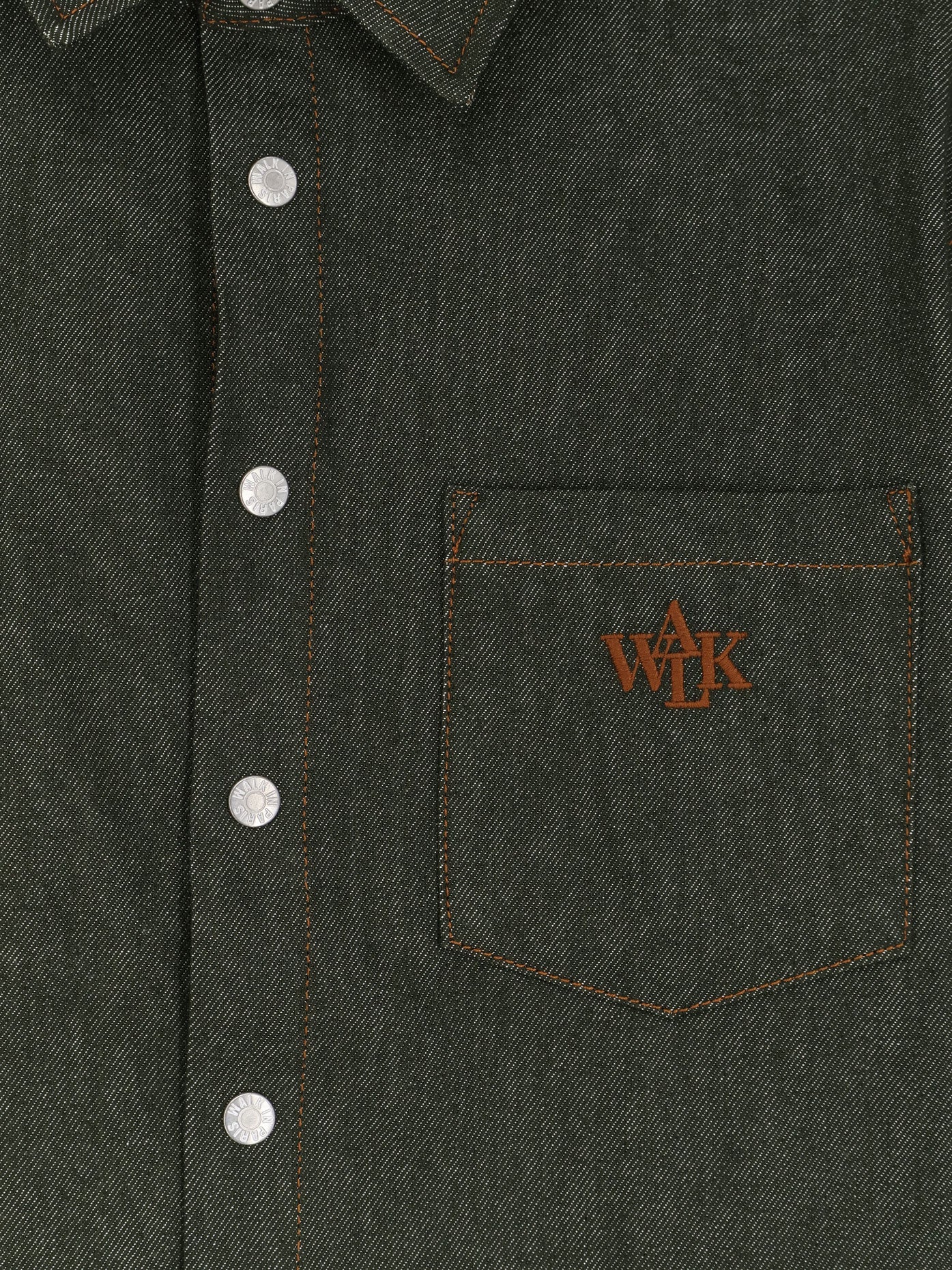Green Denim Shirt