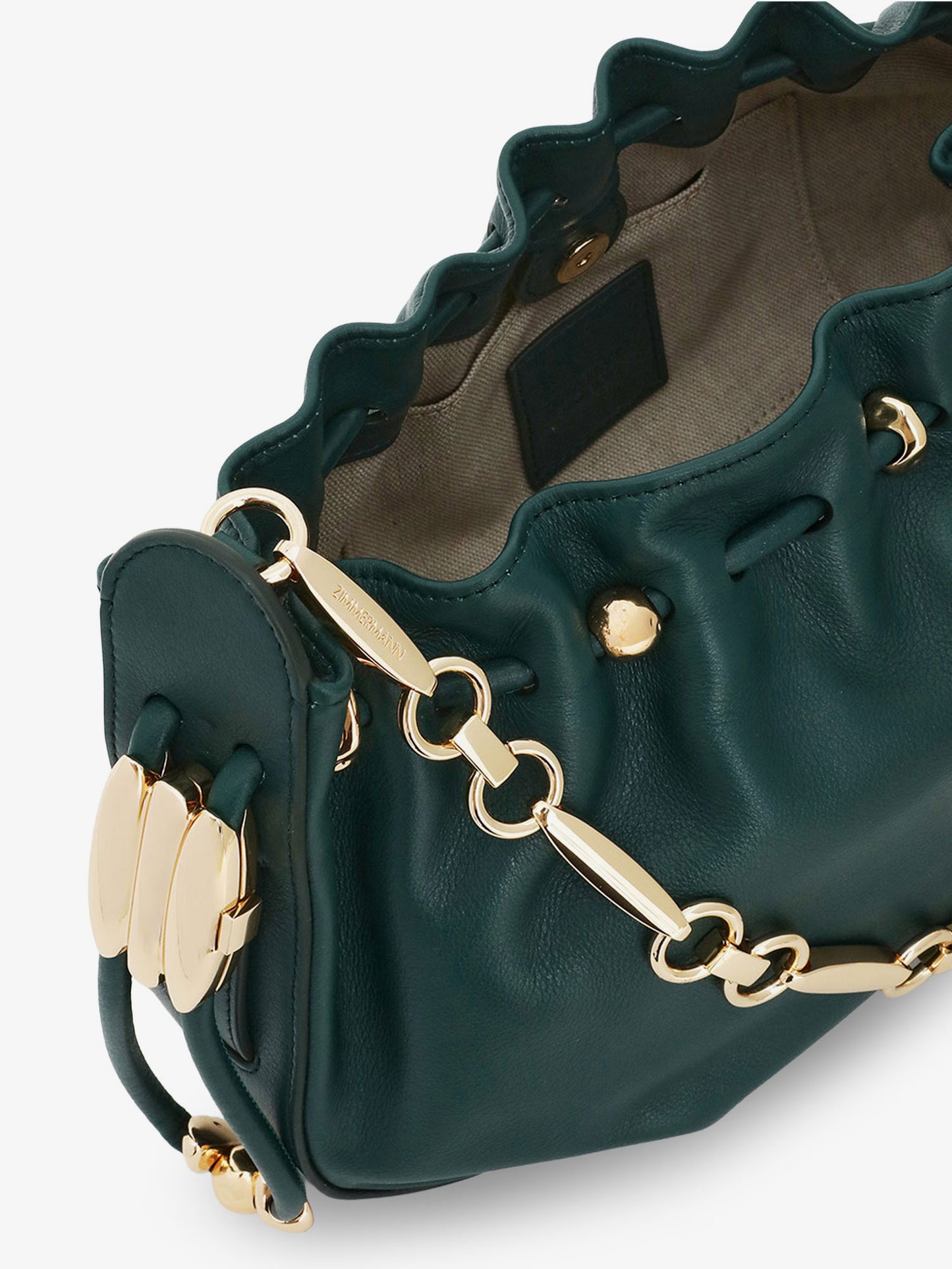 Halcyon leather clutch