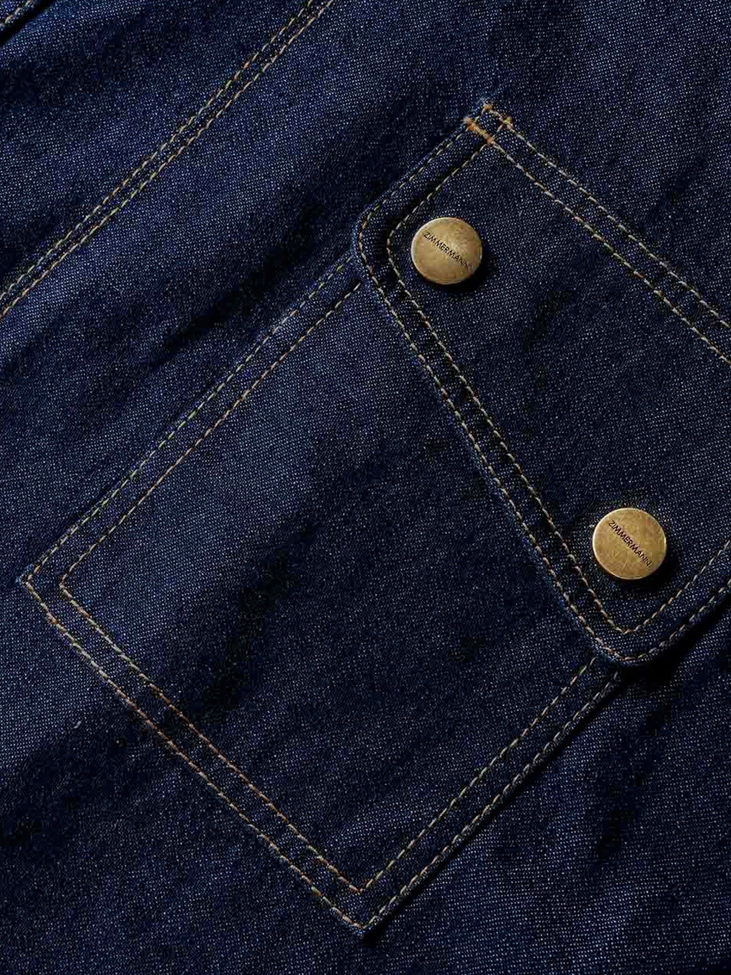 Cargo denim shirt