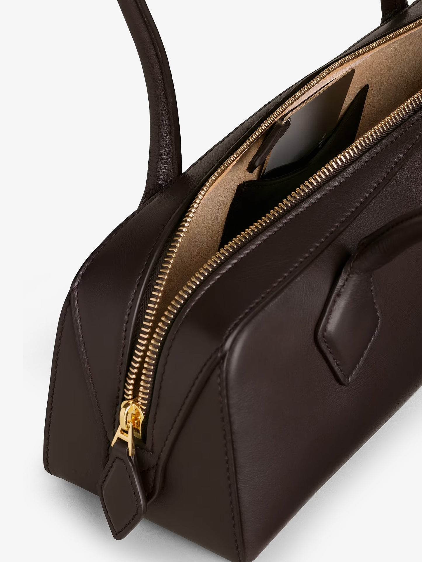 Le Teckel Medium leather shoulder bag